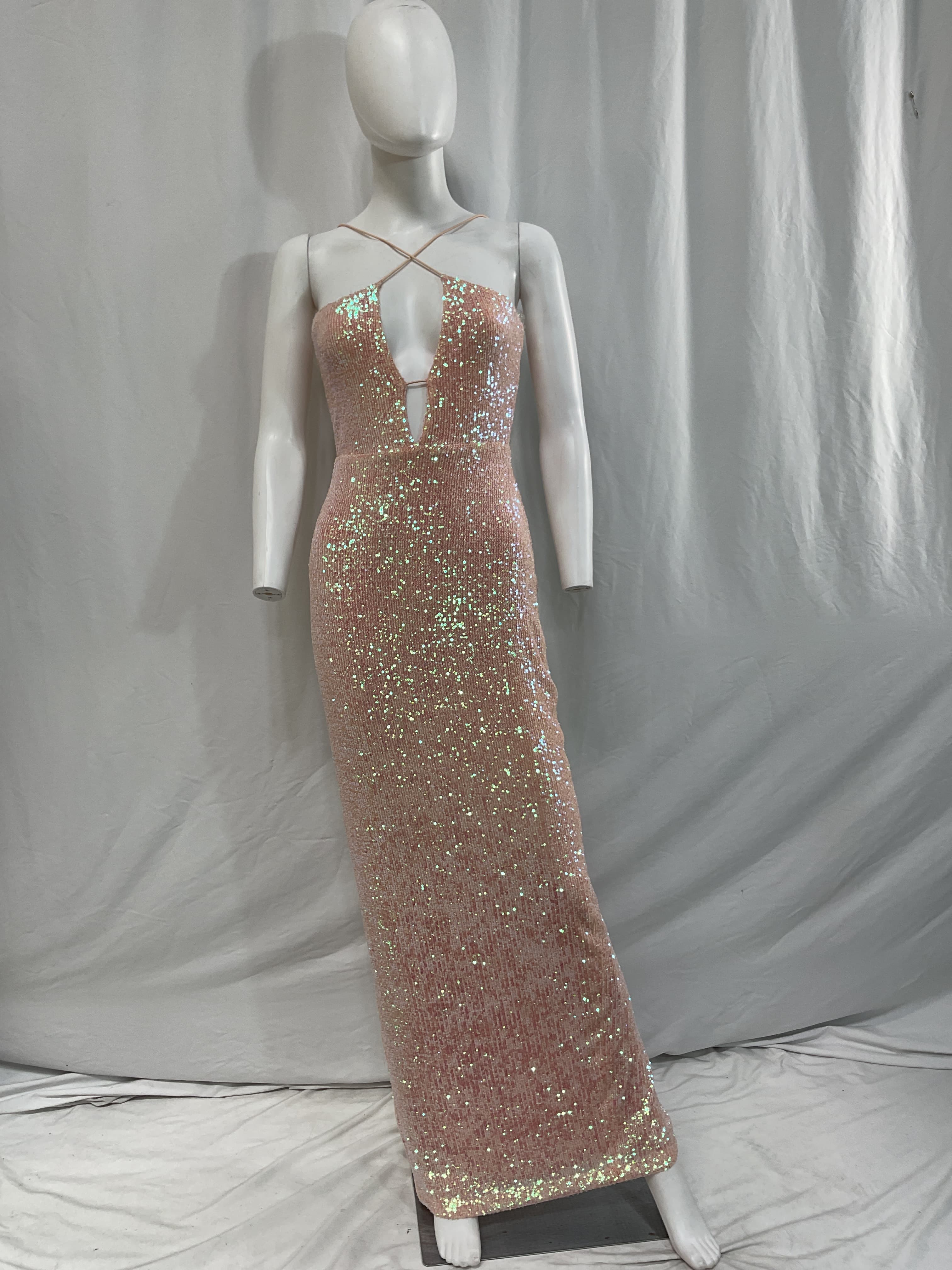 Supreme Maxi Dress In Sorbet - Image 2