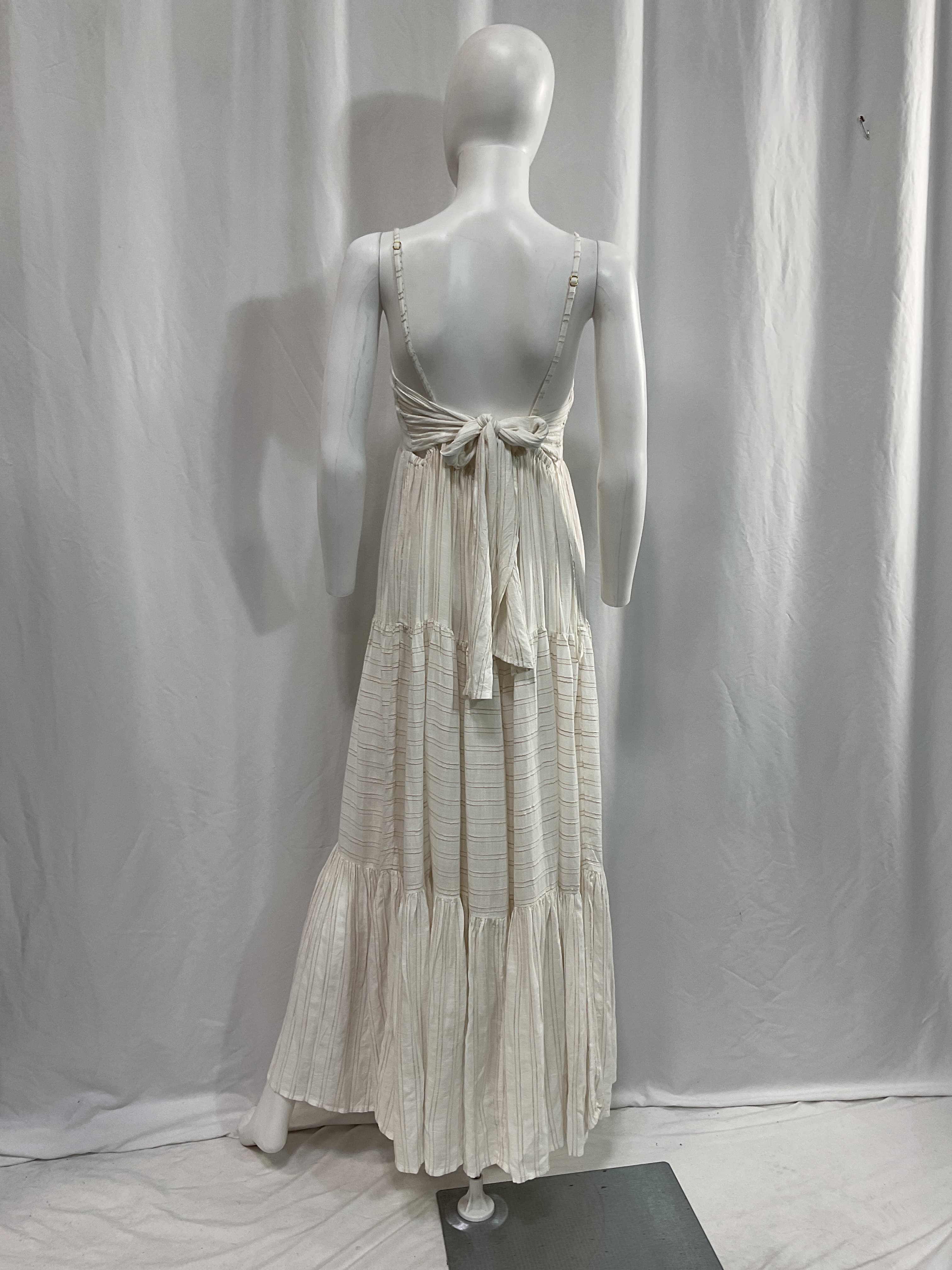 Santorini Dress In Cream - Image 2