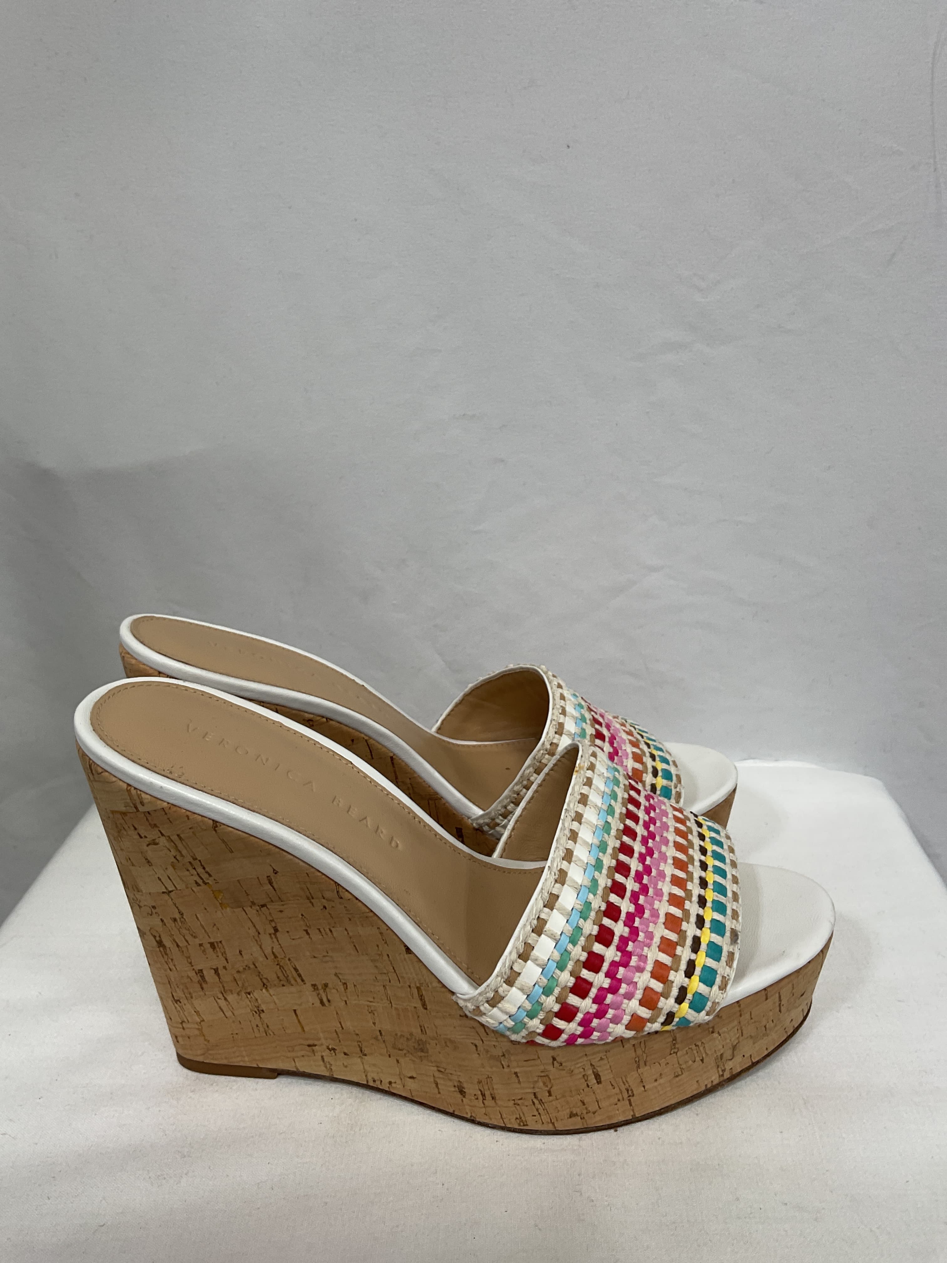 Dali Raffia Wedge Sandals - Image 2