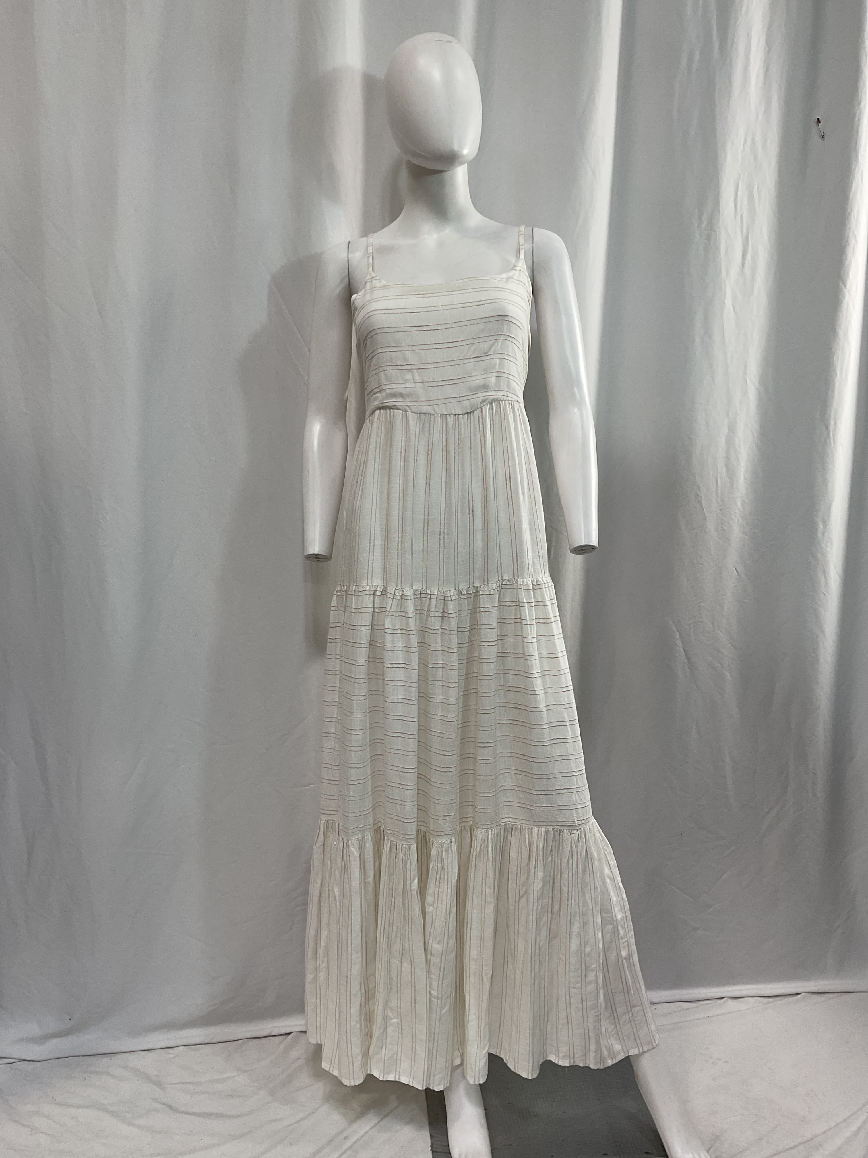 Santorini Dress In Cream - Image 3
