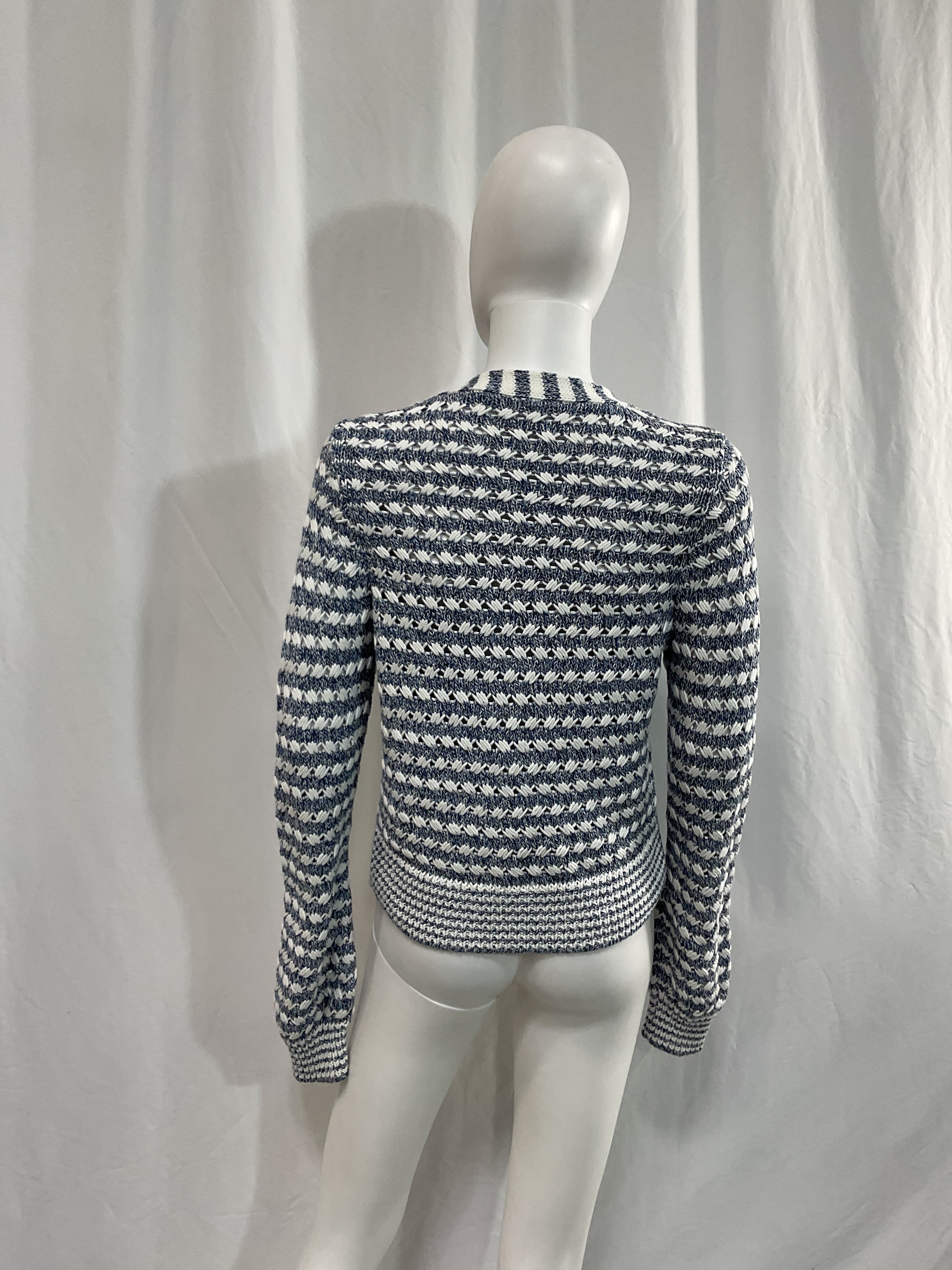 Artura Cardigan In Blue Multi - Image 2