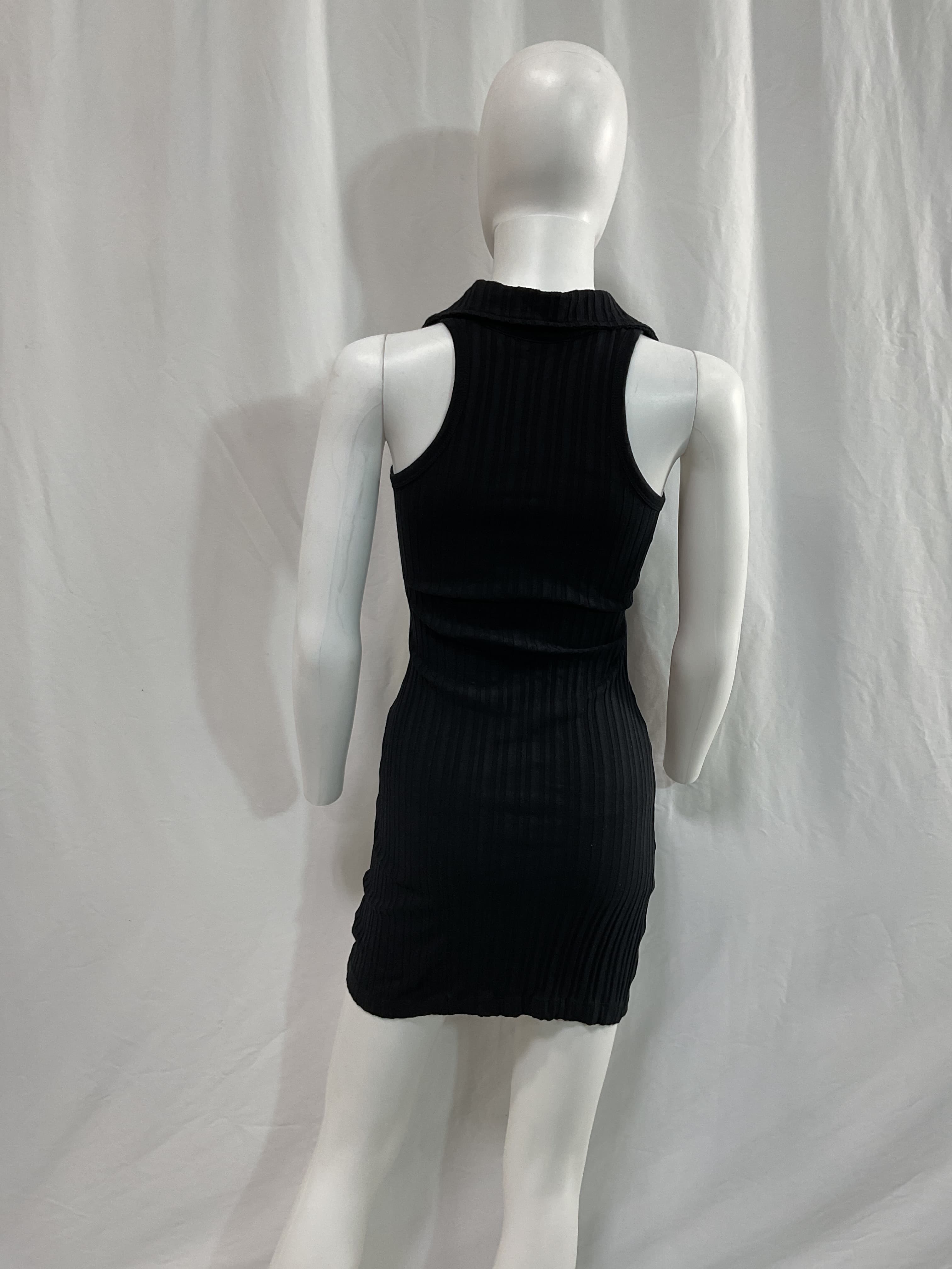 Polo Mini Dress In Basalt Black - Image 2