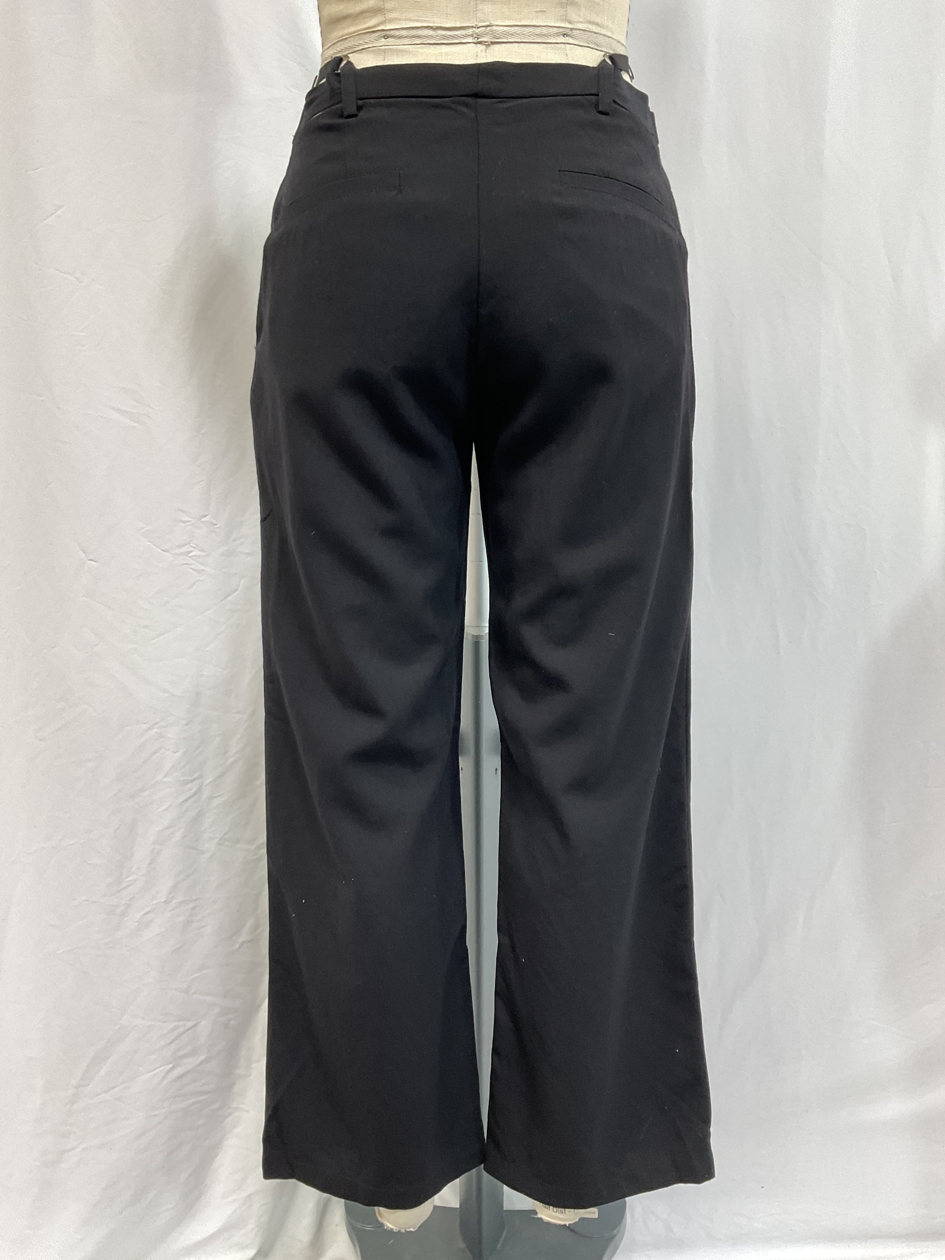 Lingerie Wool Pant In Black - Image 2