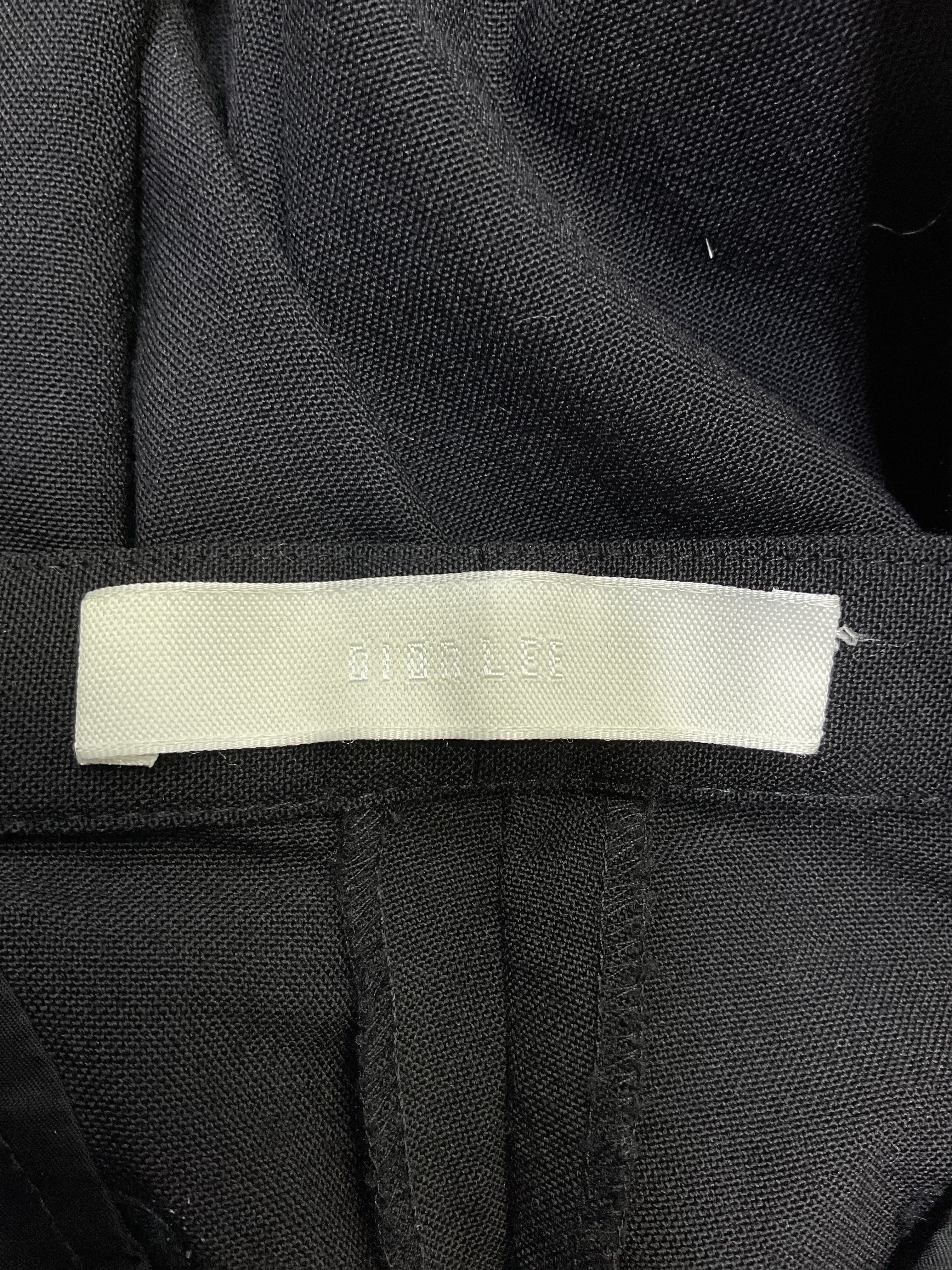 Lingerie Wool Pant In Black - Image 3