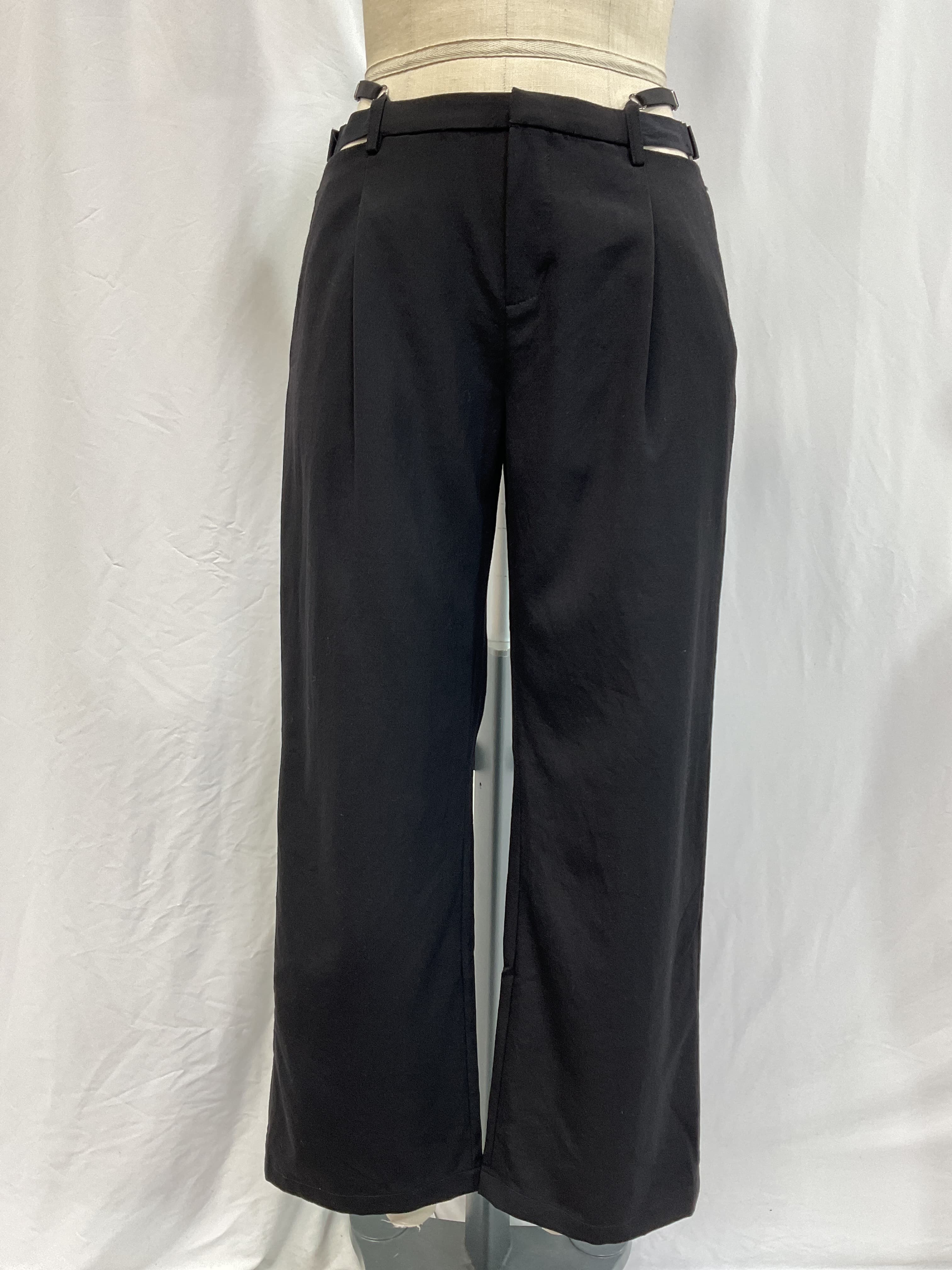 Lingerie Wool Pant In Black - Image 4