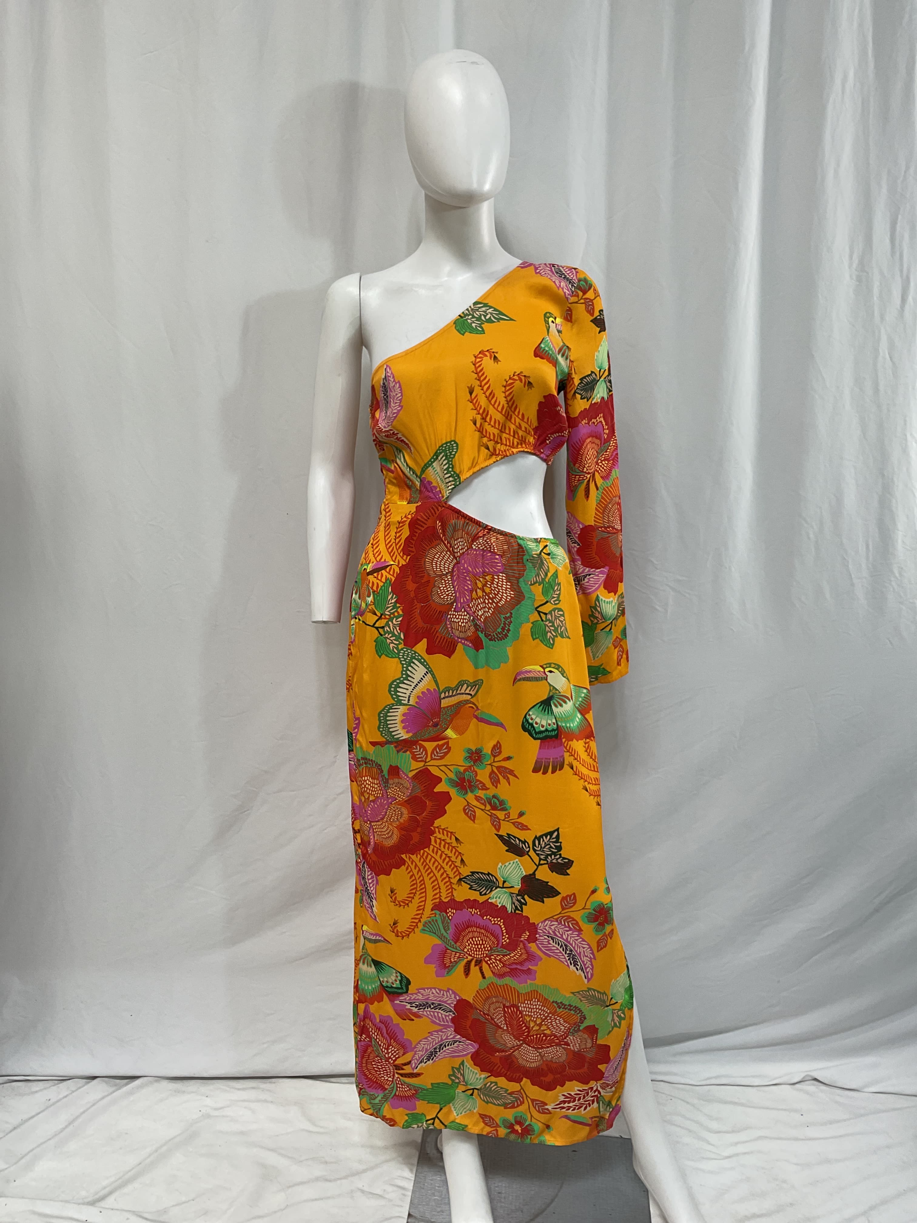 Farm X Anthropologie Single-Shoulder Printed Maxi Dress - Image 2