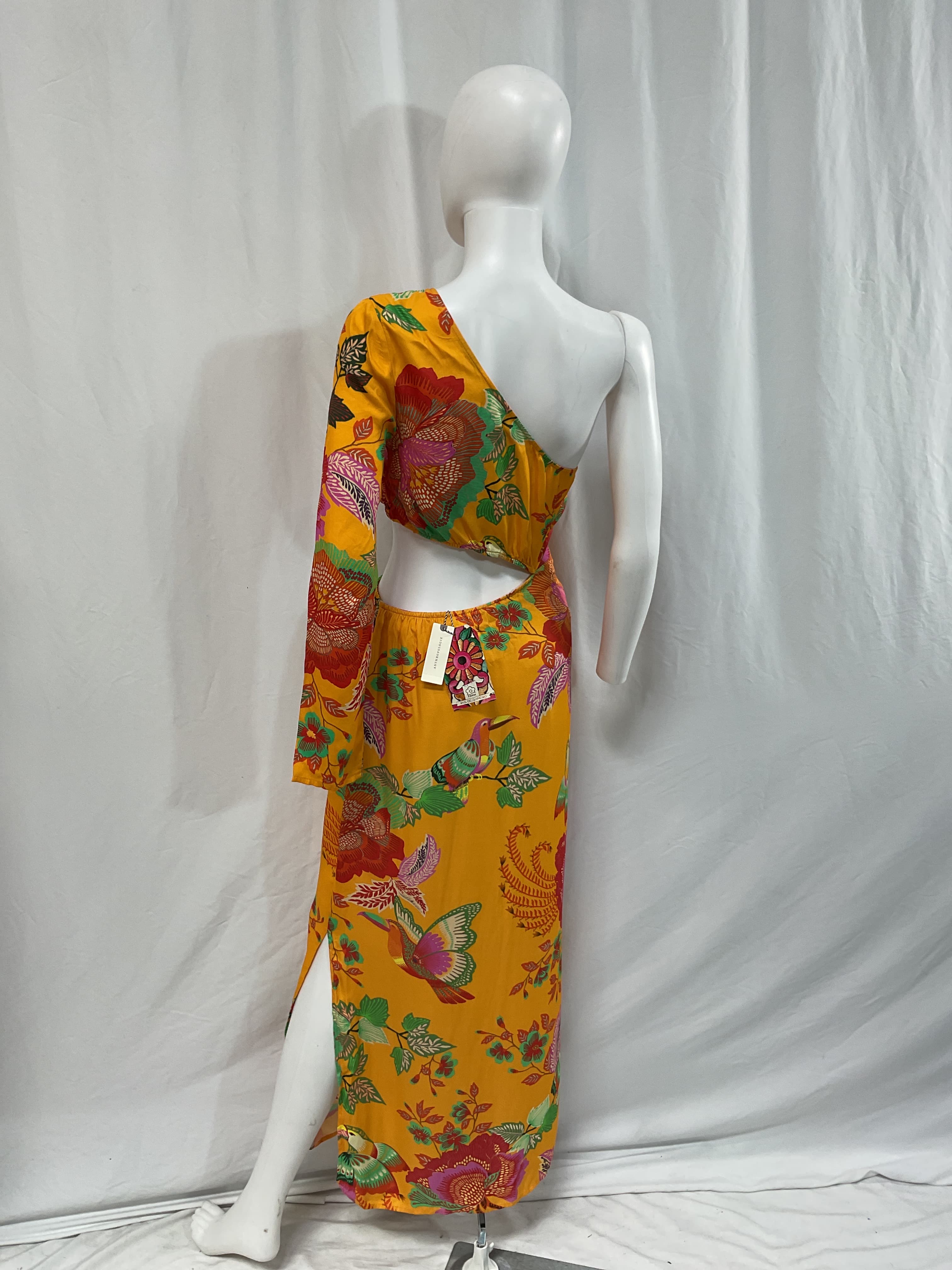 Farm X Anthropologie Single-Shoulder Printed Maxi Dress - Image 3