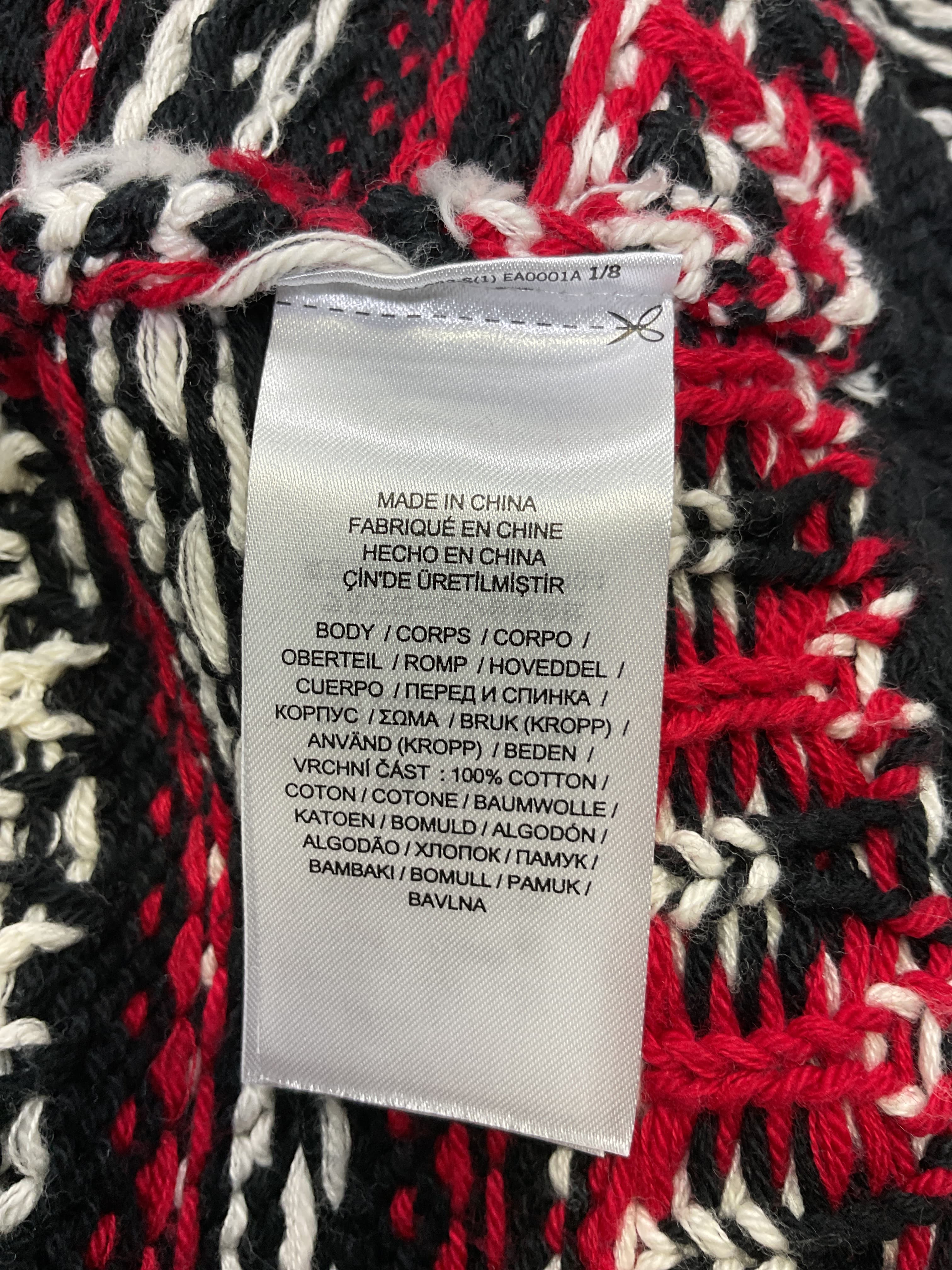 Fair Isle Cotton Shawl-Collar Cardigan - Image 3