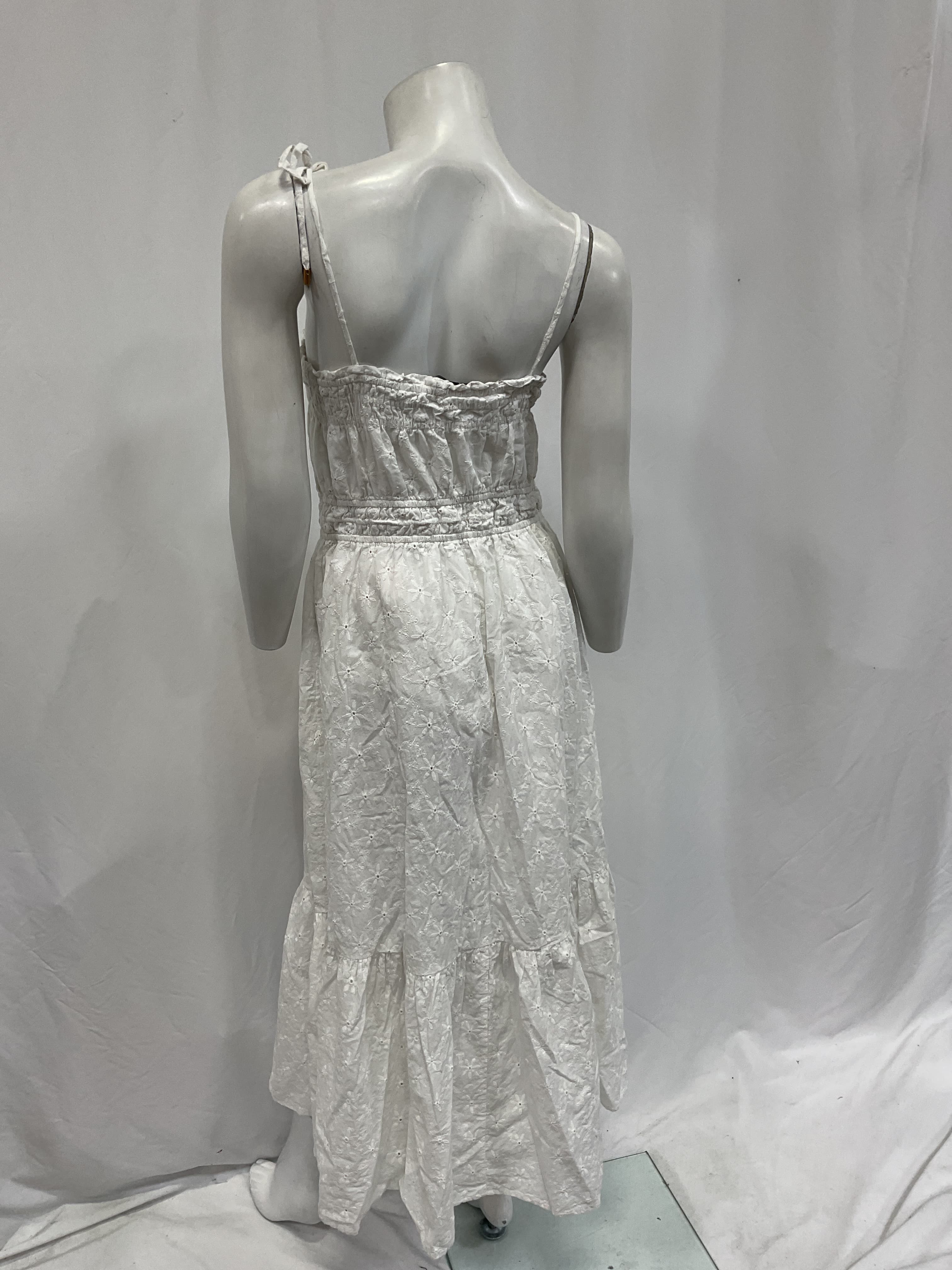 Sadie Broidery Sundress In Ivory - Image 3