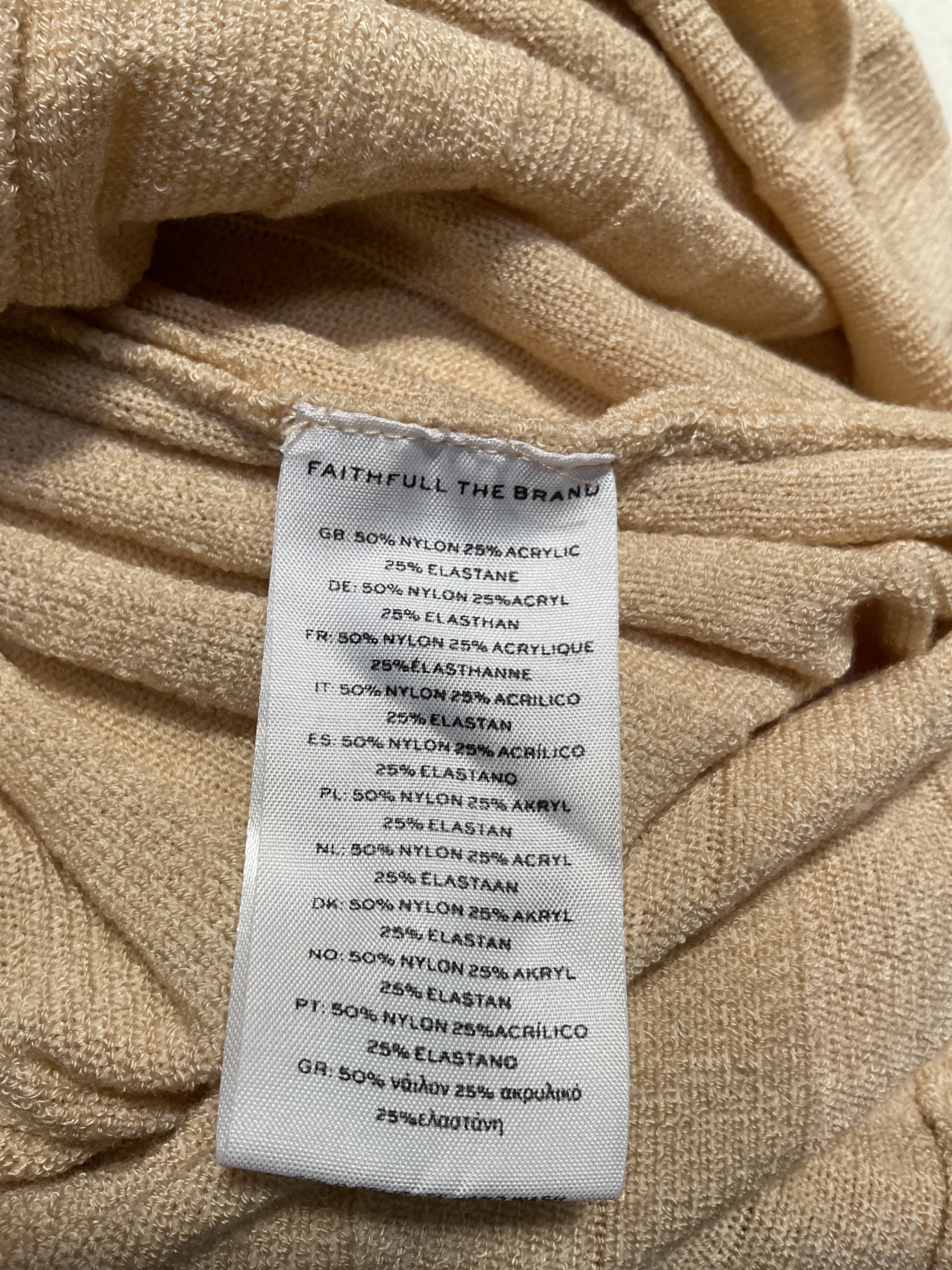 Serafia Maxi Dress In Beige - Image 3