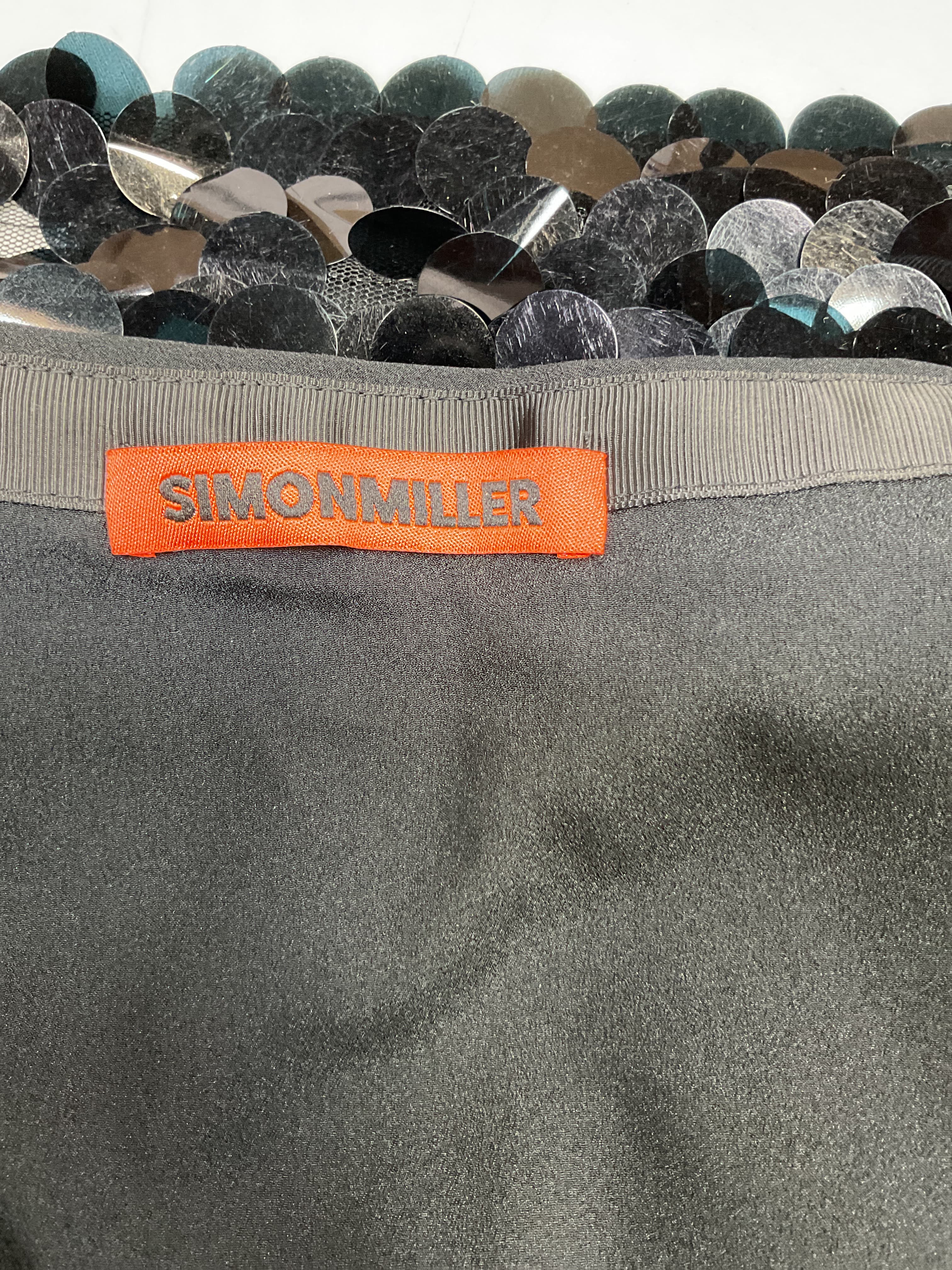 Dizzy Sequin Skirt In Black - Image 3