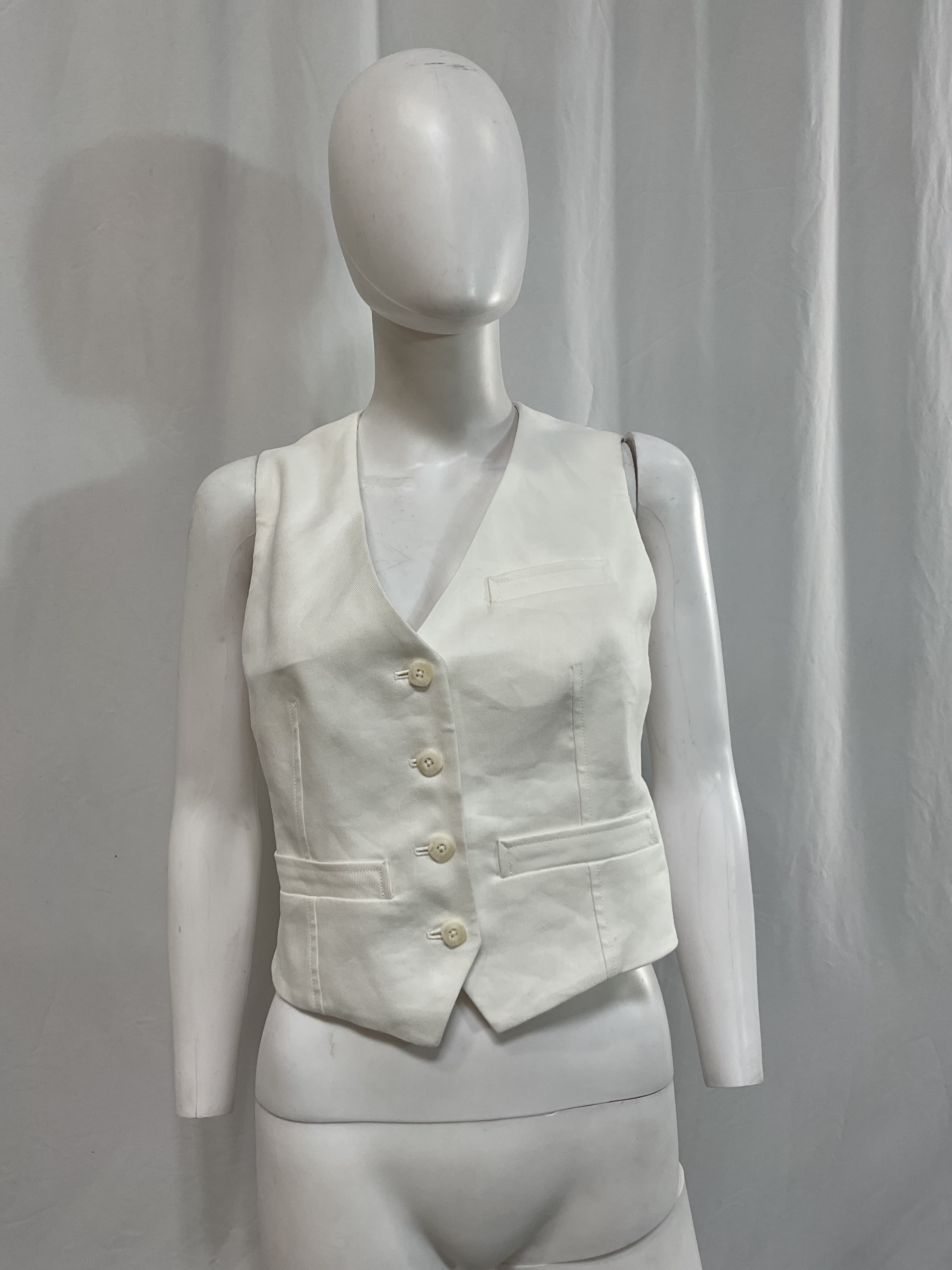 Bennett Twill-Linen Vest - Image 4