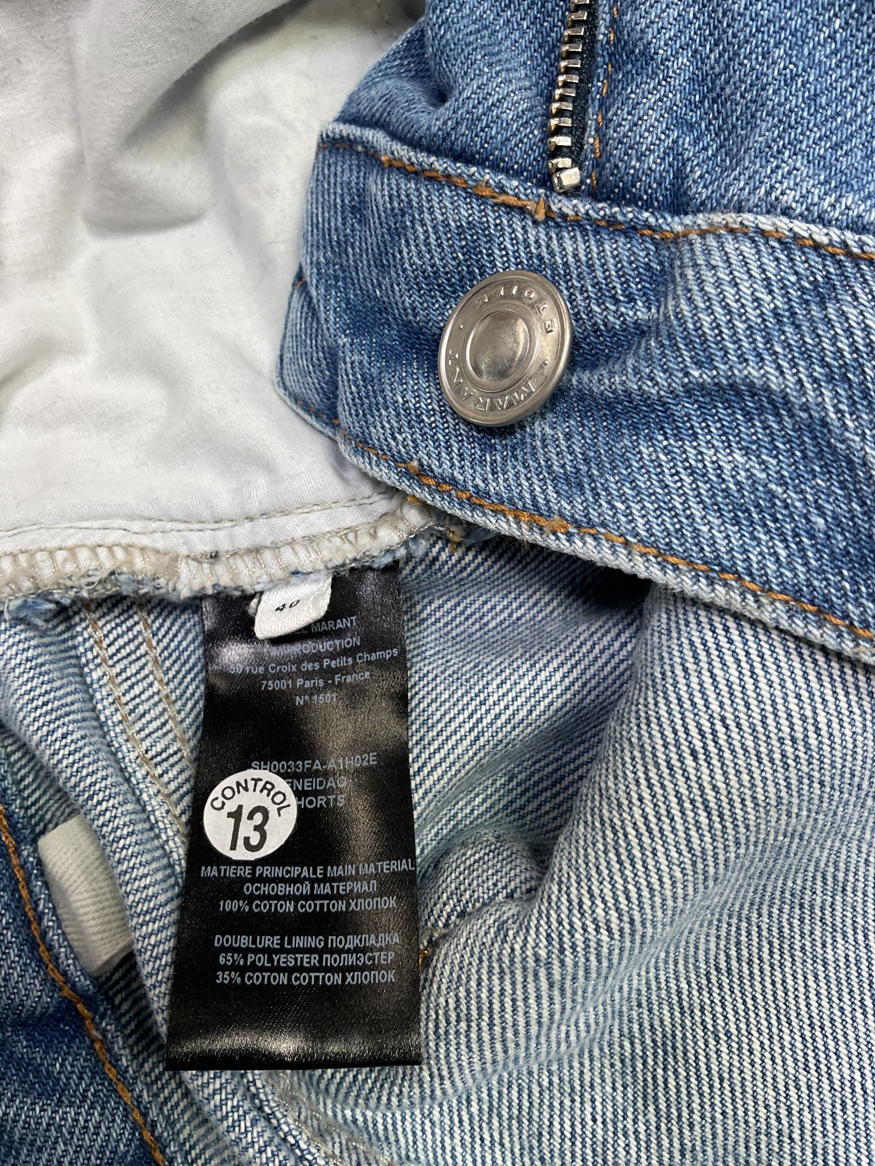 Eneidao Short In Light Blue - Image 4
