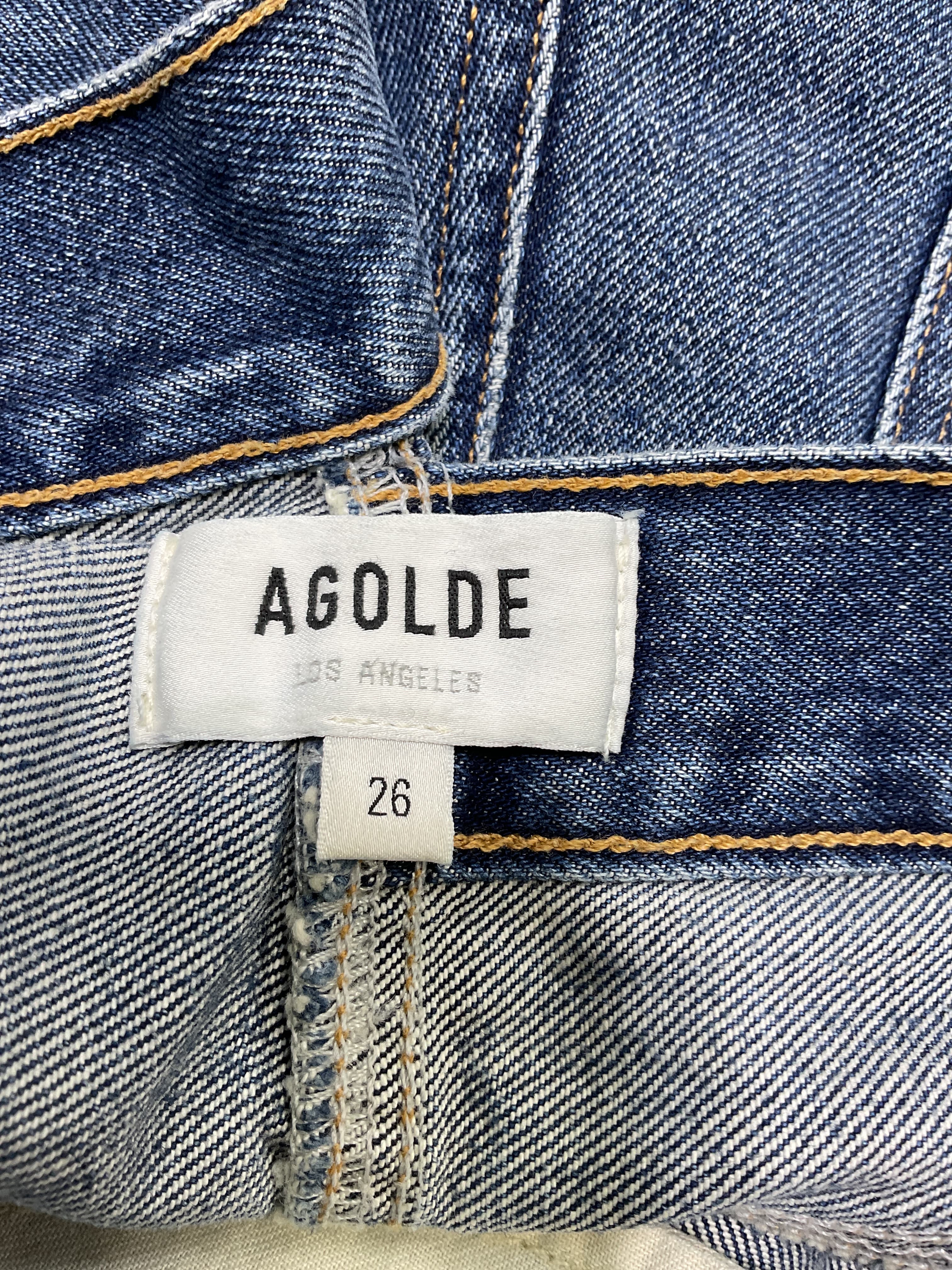 Blue Broken Waistband Jeans - Image 4