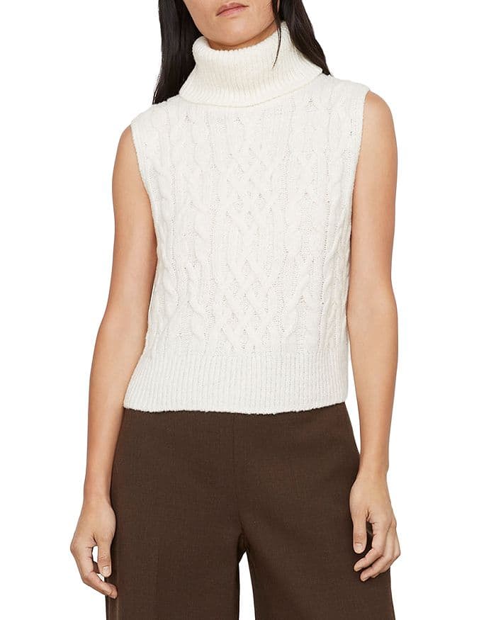 Twisted Cable Knit Top - Image 1