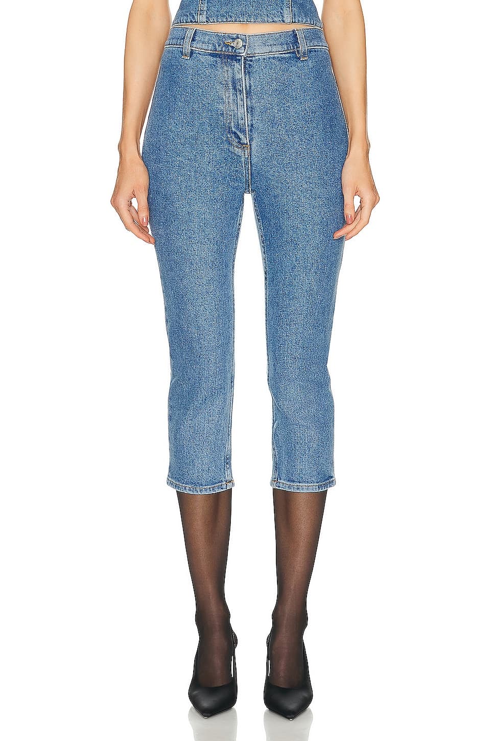 Knee Length Skinny In Blue - Image 1