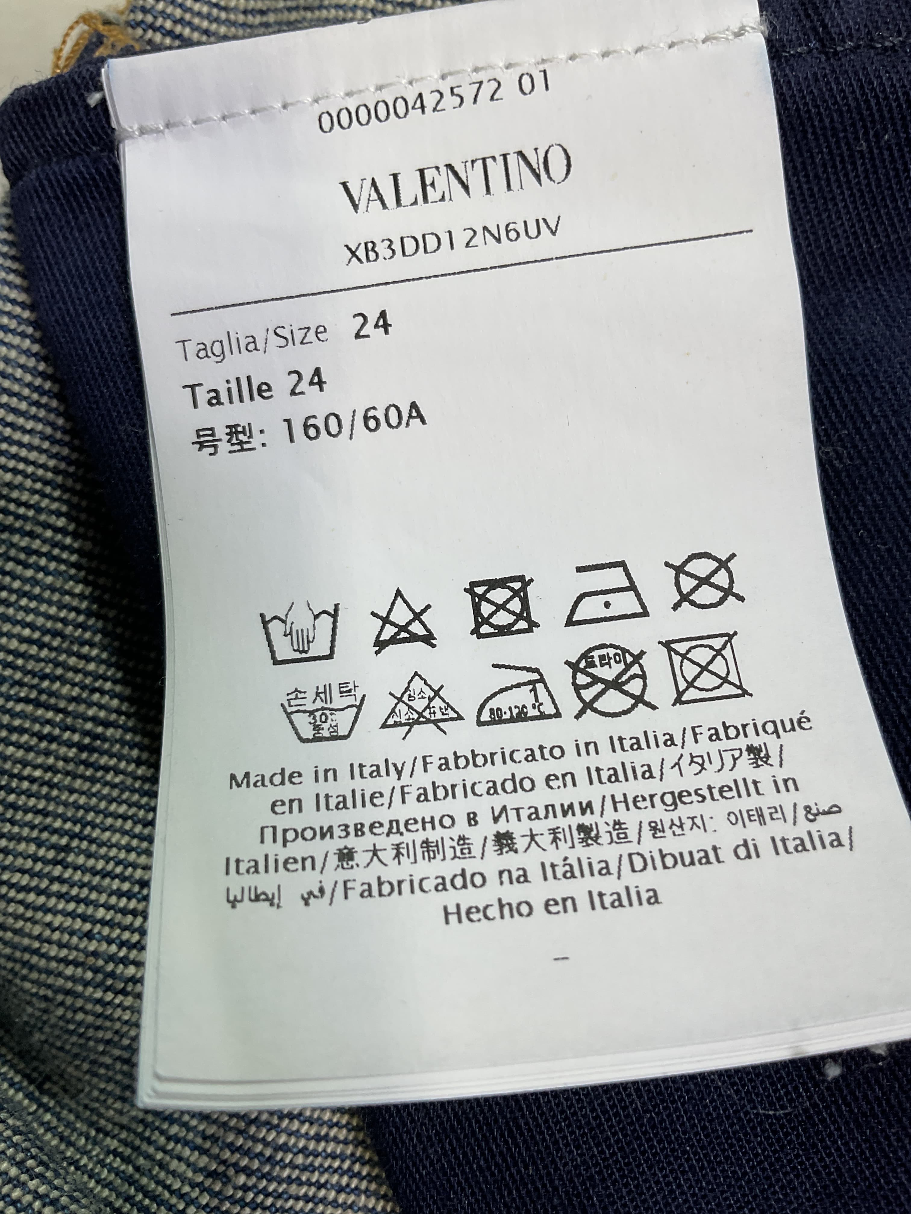 5 Pocket Jean In Denim Scuro - Image 2