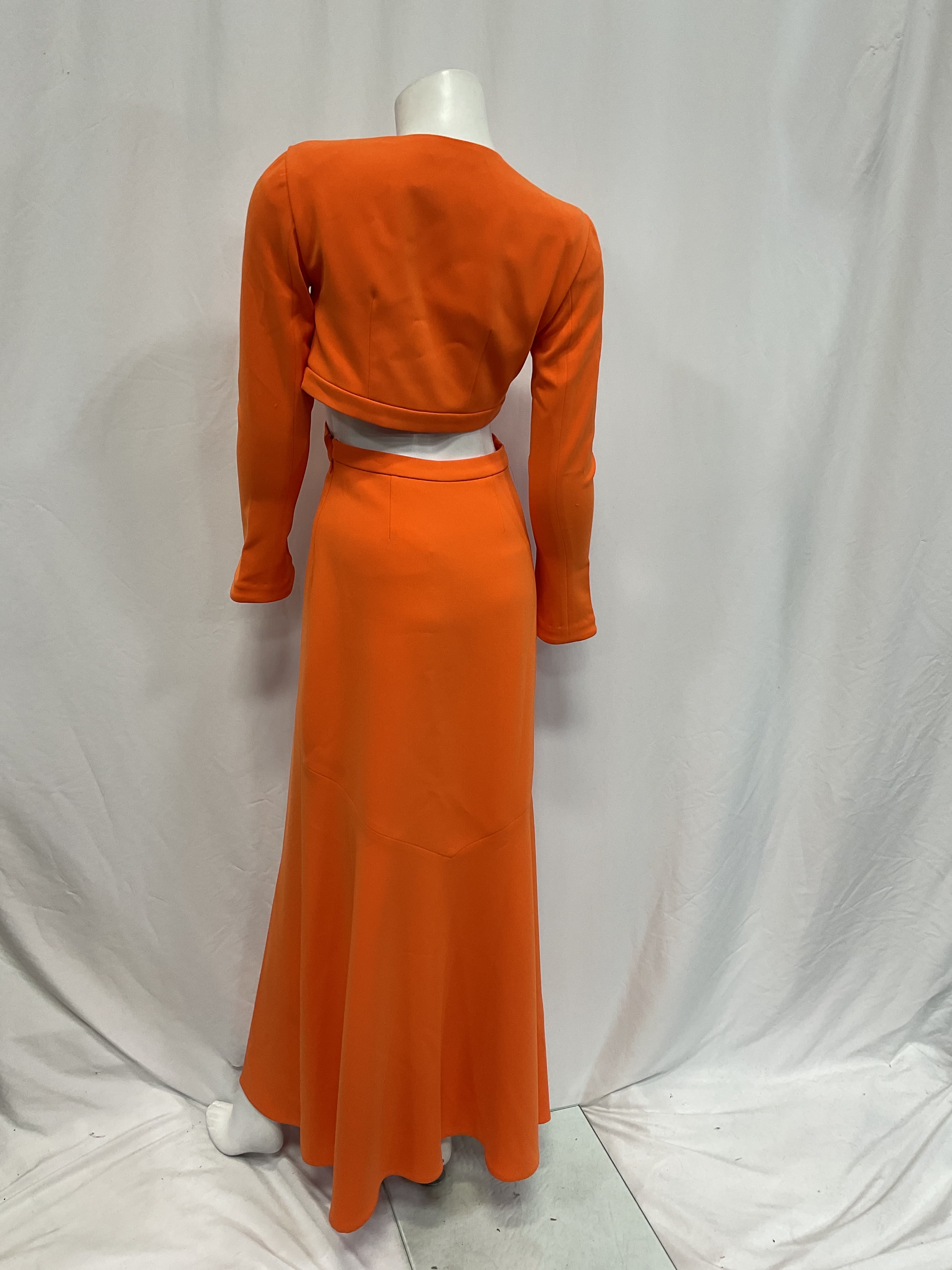 Issa Dress In Vivid Orange - Image 2
