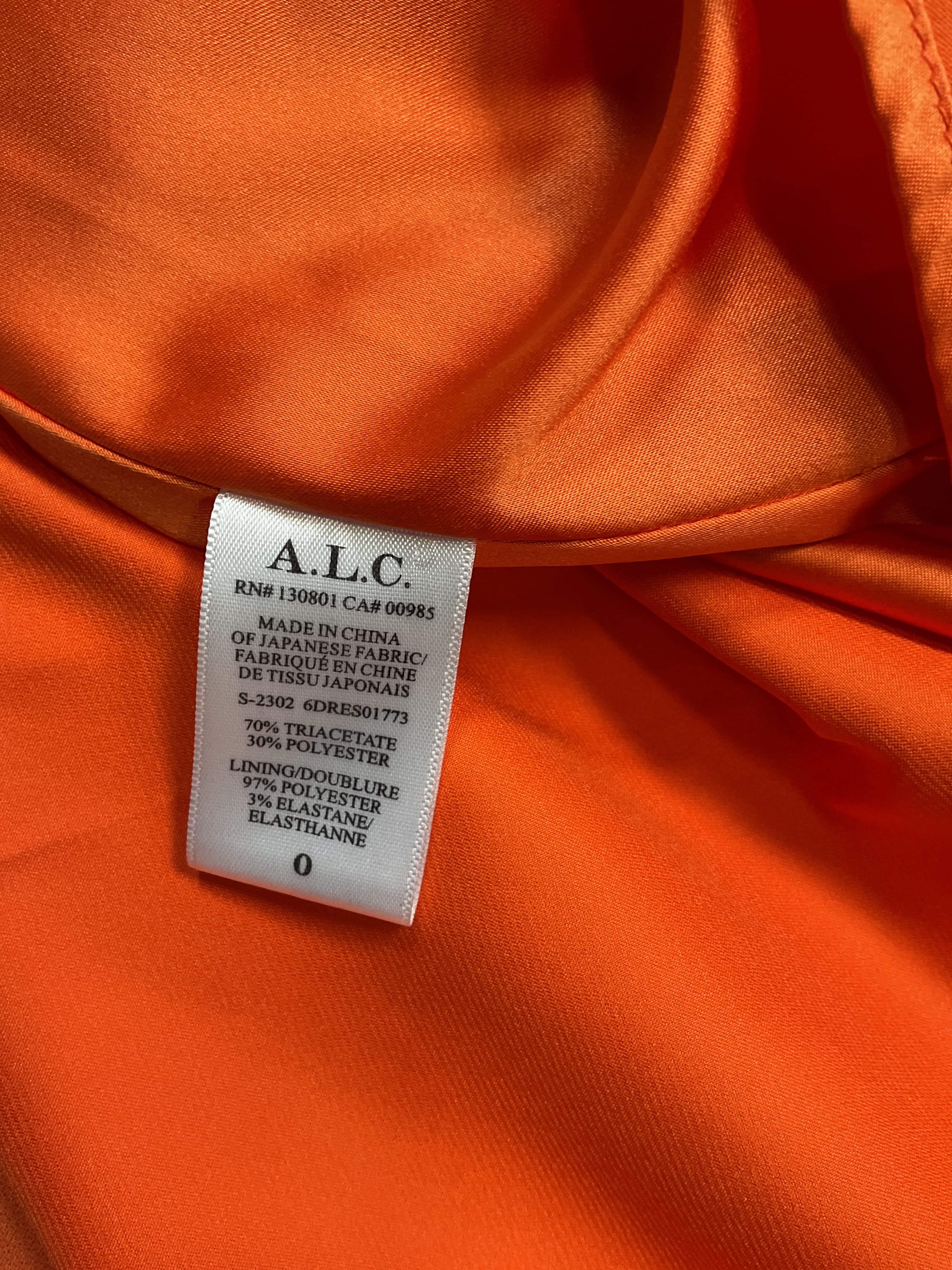 Issa Dress In Vivid Orange - Image 3