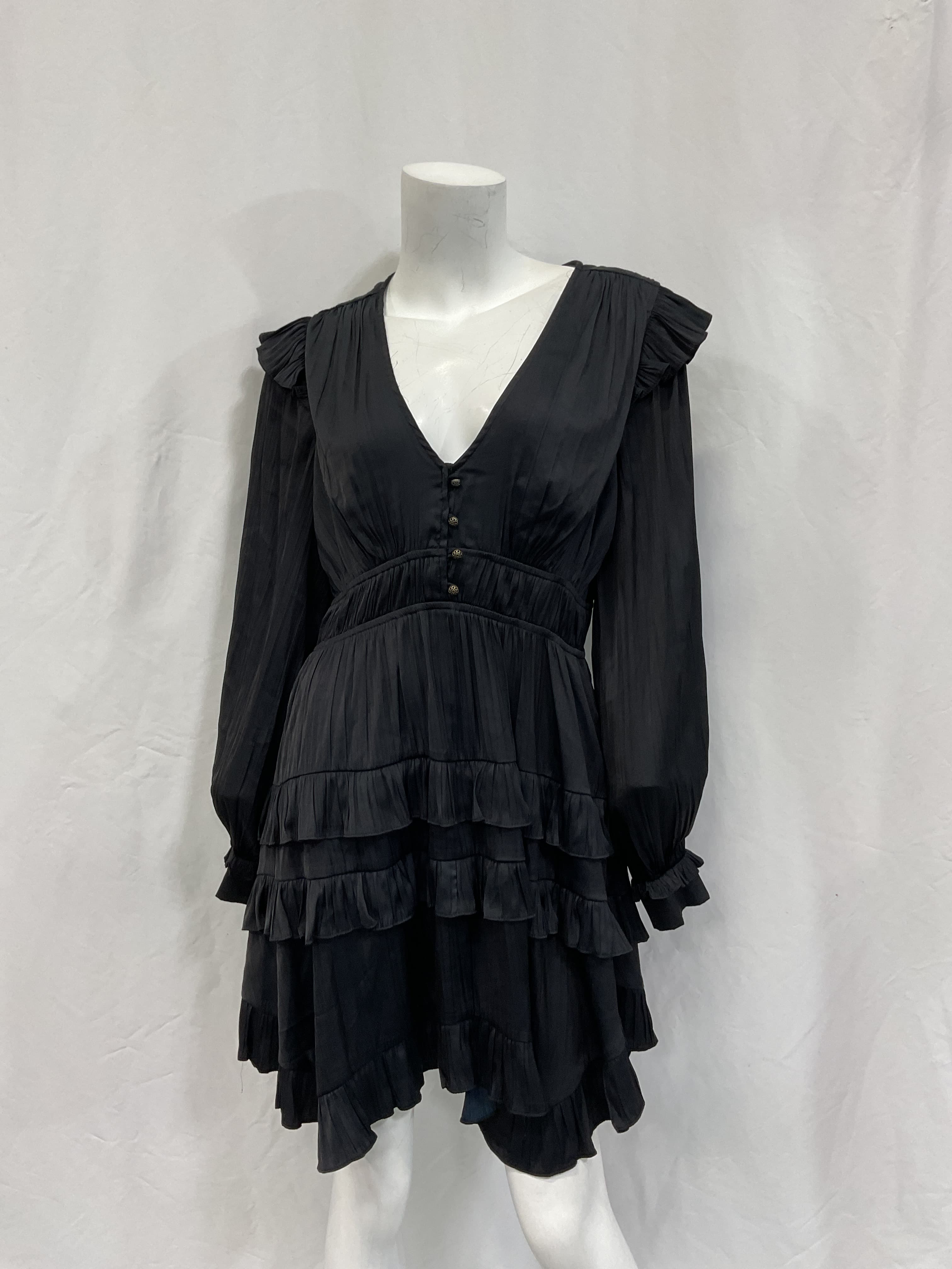 By Anthropologie Tiered Ruffled Mini Dress - Image 4