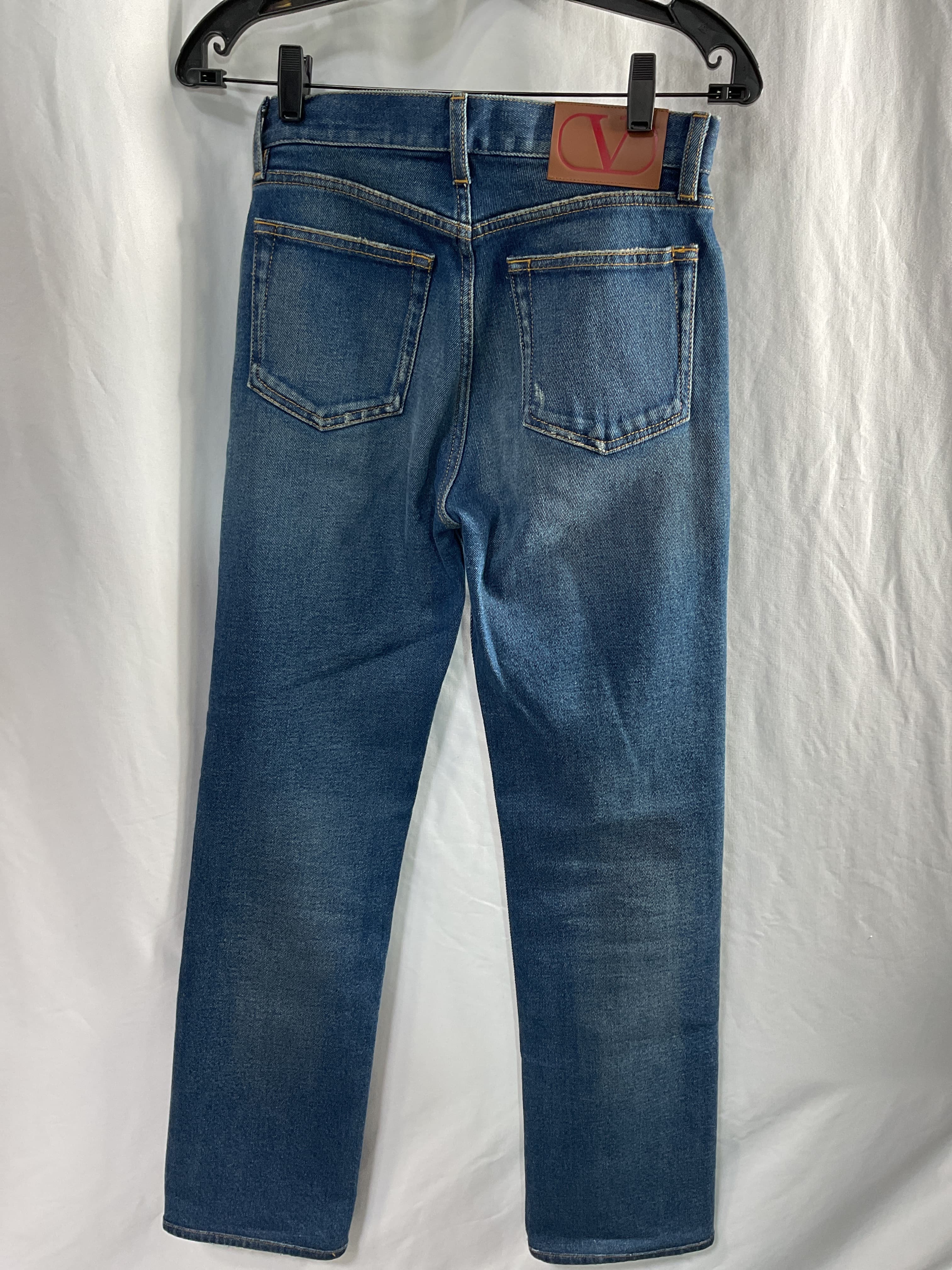 5 Pocket Jean In Denim Scuro - Image 4