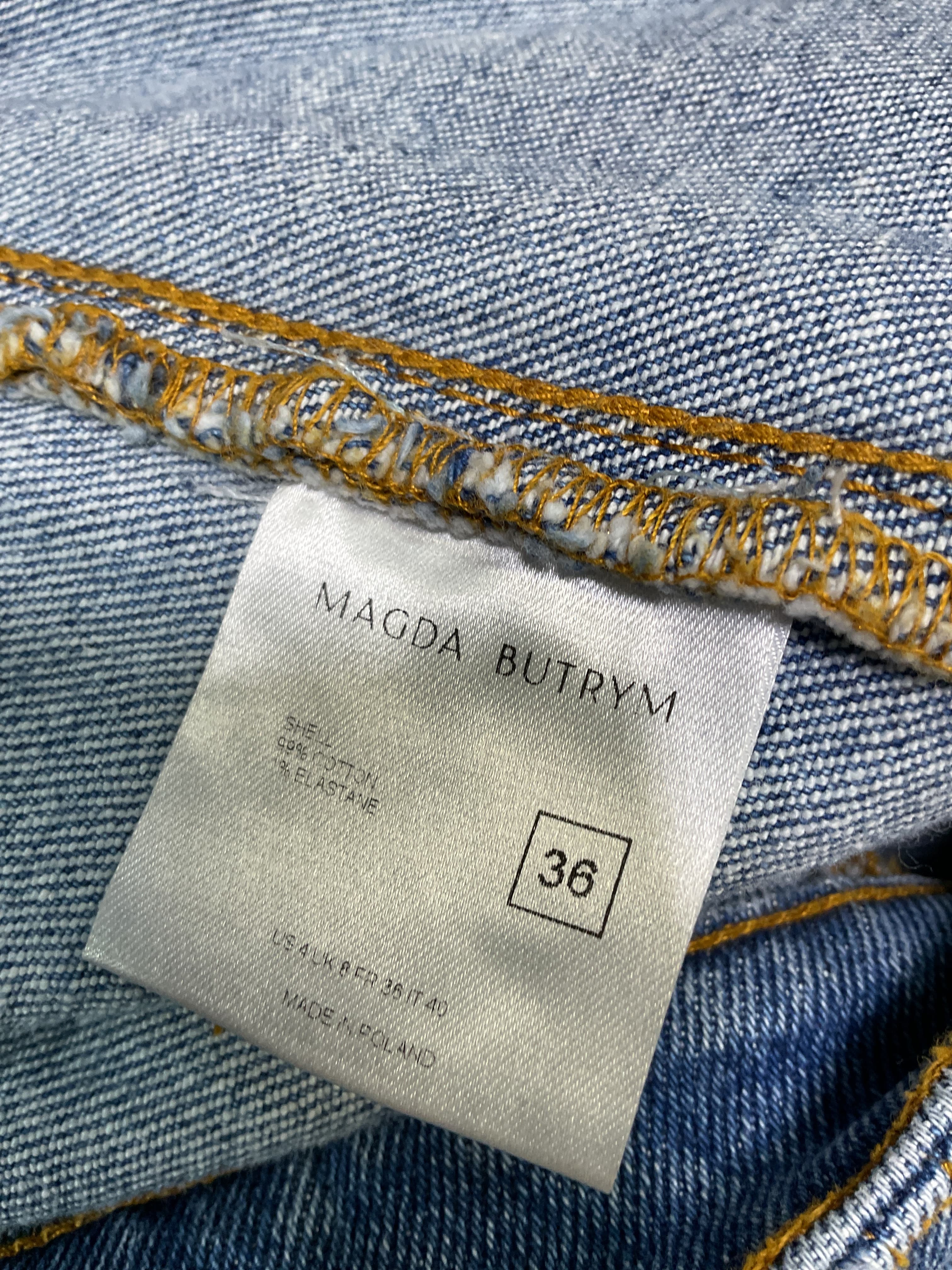 Knee Length Skinny In Blue - Image 4