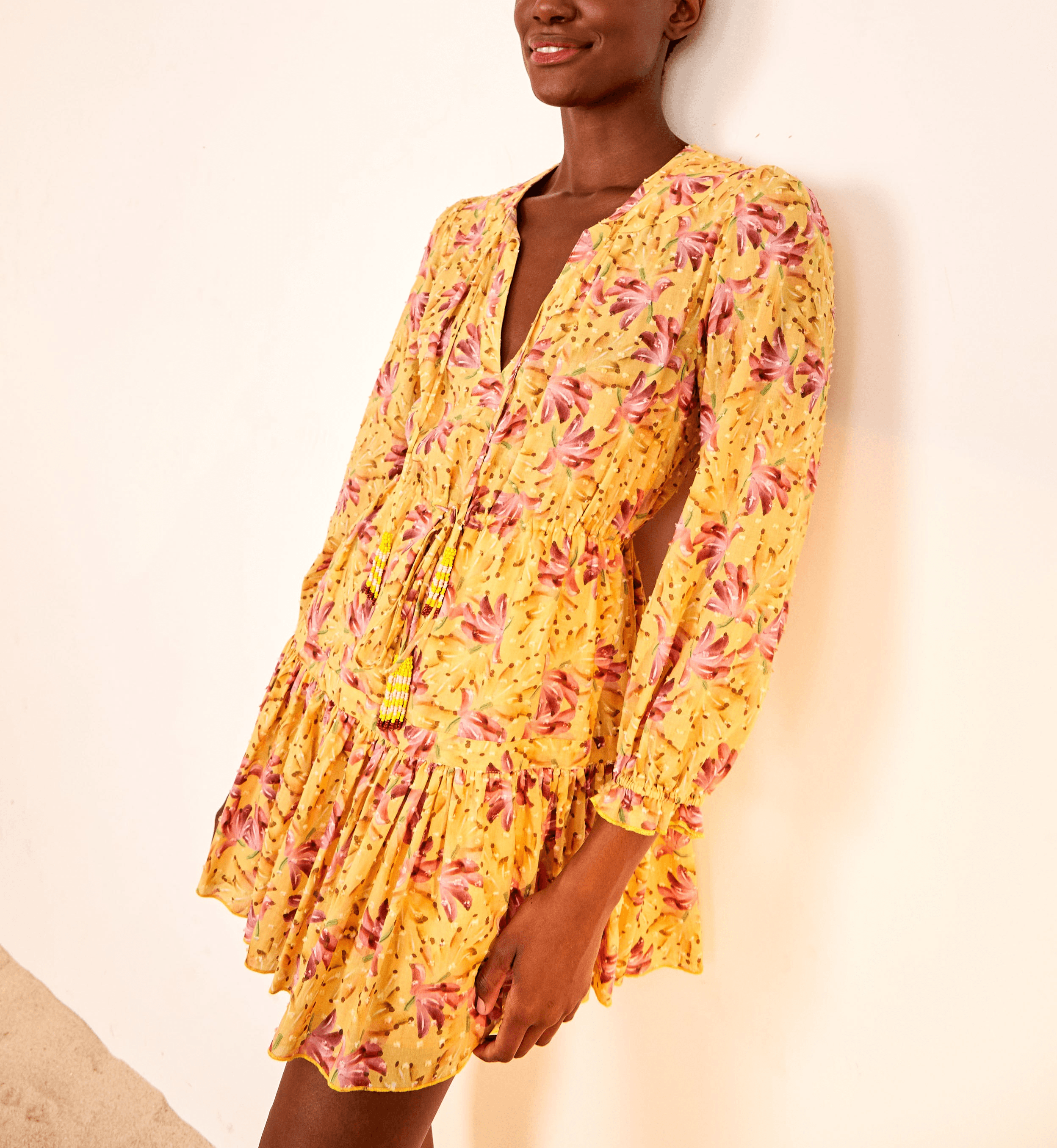 Banana Sunshine Mini Dress - Image 1
