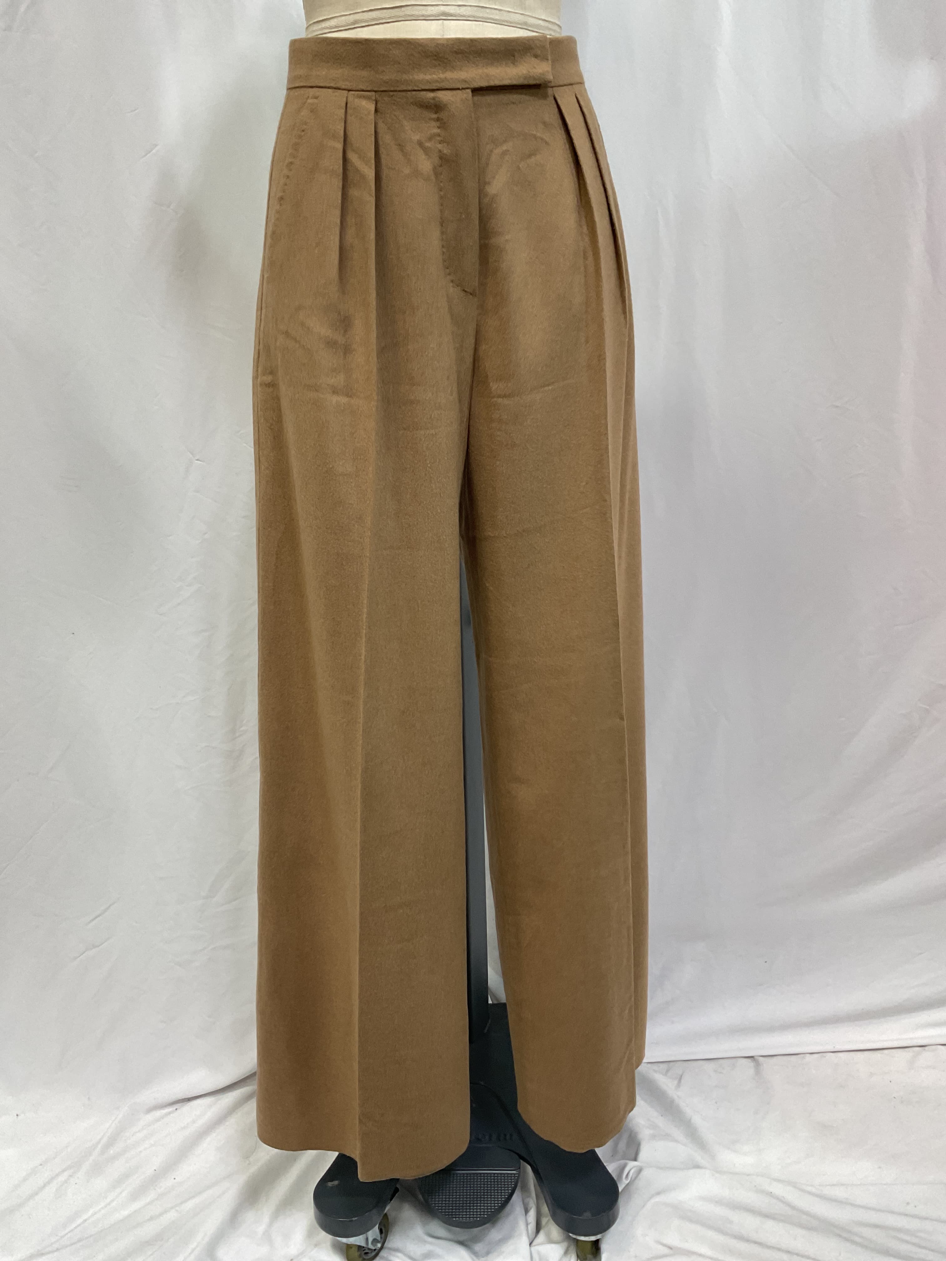 Werther Pleated Wool-Flannel Wide-Leg Pants - Image 2