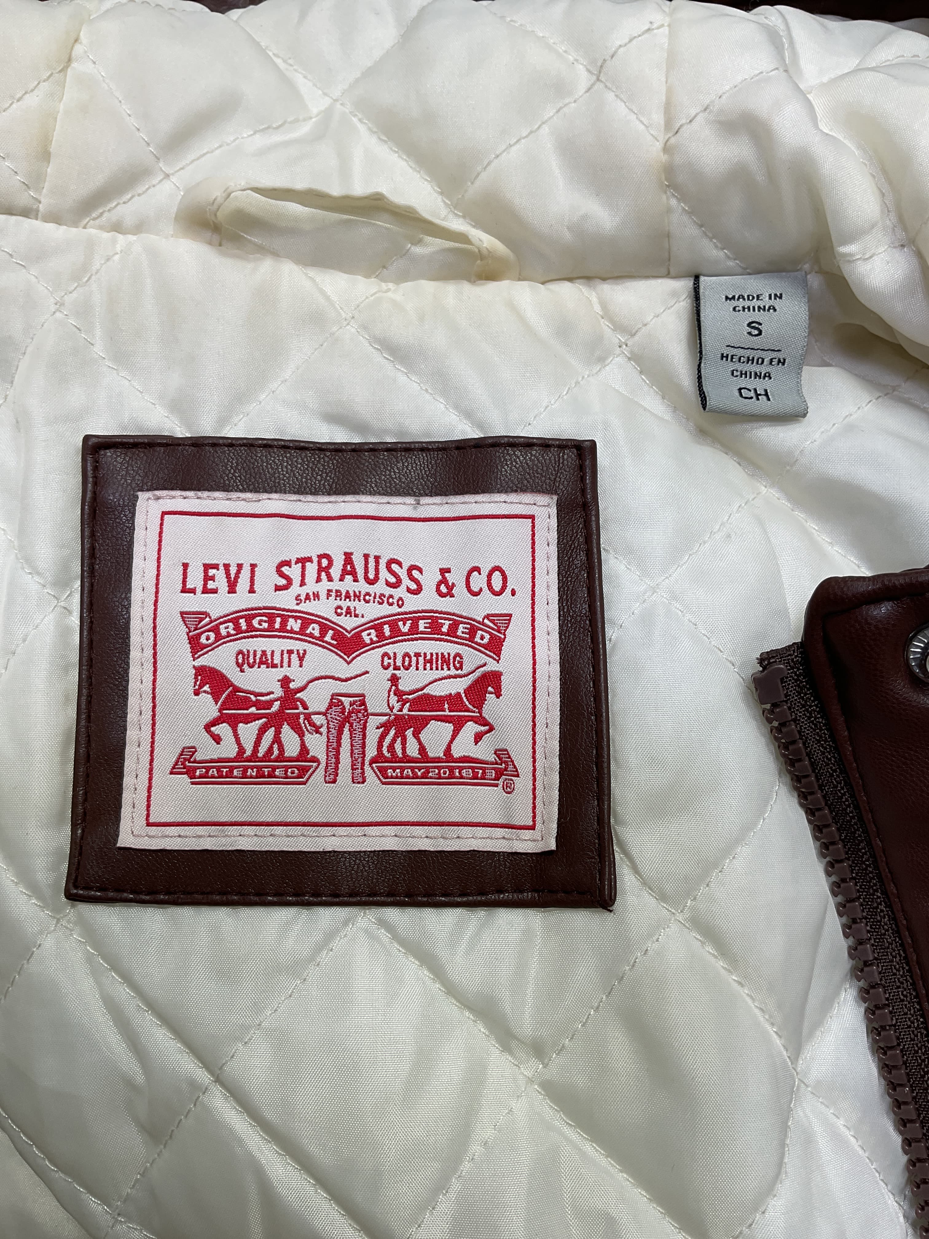 Levi's Faux Shearling Quilted Parka - Image 2