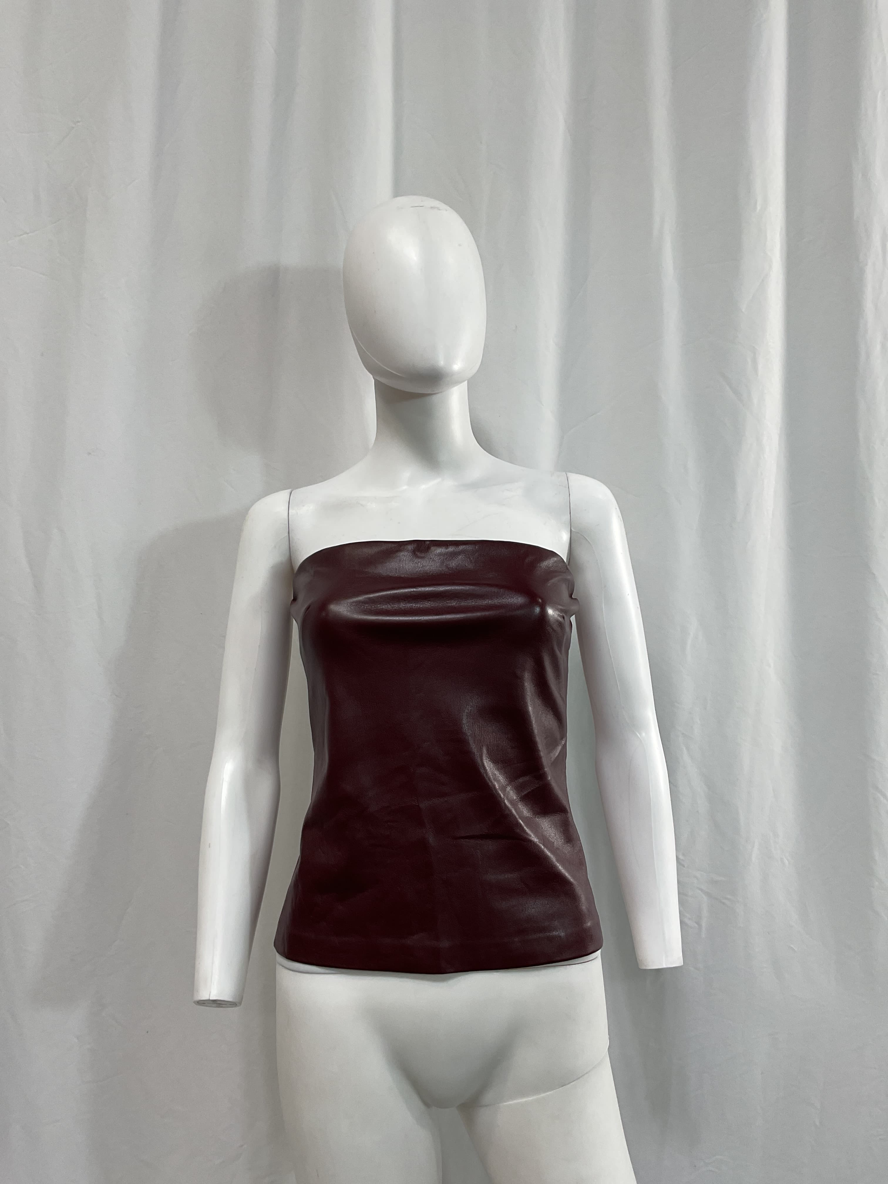 Callie Tube Top In Russet - Image 2