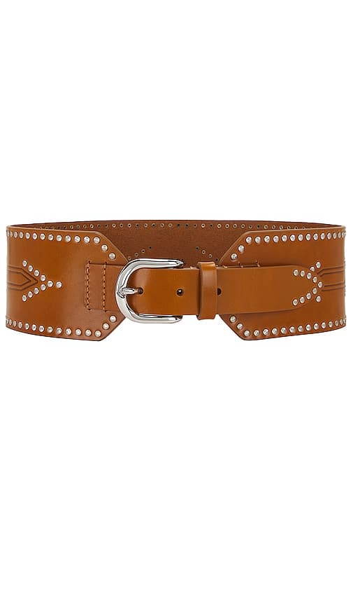 Telma Belt In Natural & Silver - Image 1