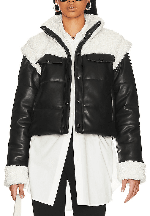 Greenpoint Twofer Puffer In Black - Image 1
