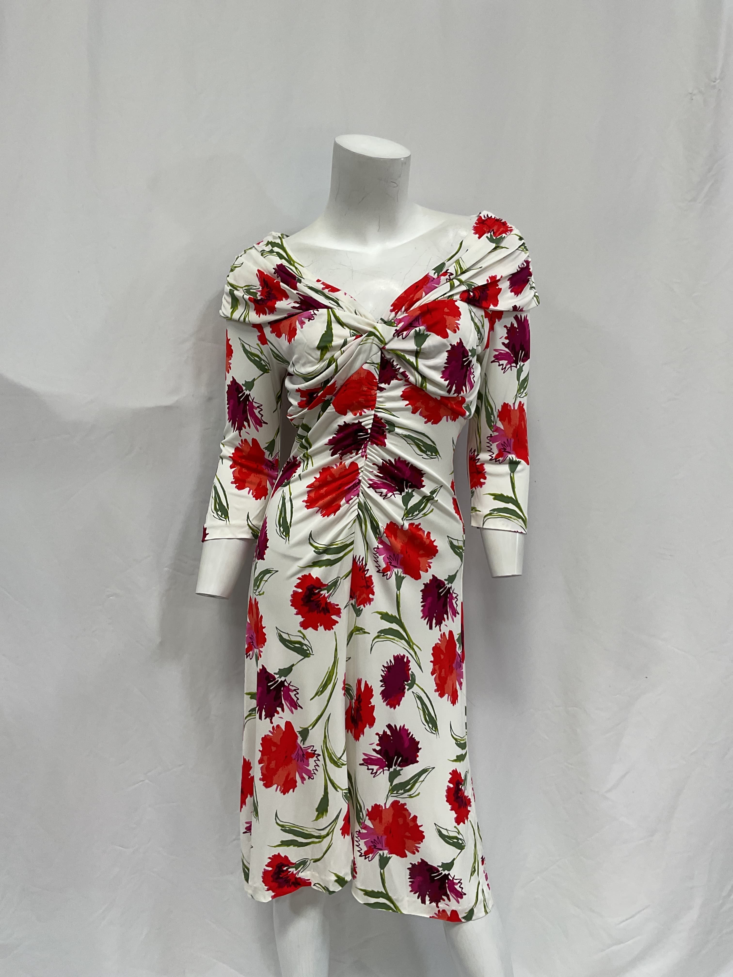 Jim Dress In Dianthus Red - Image 2