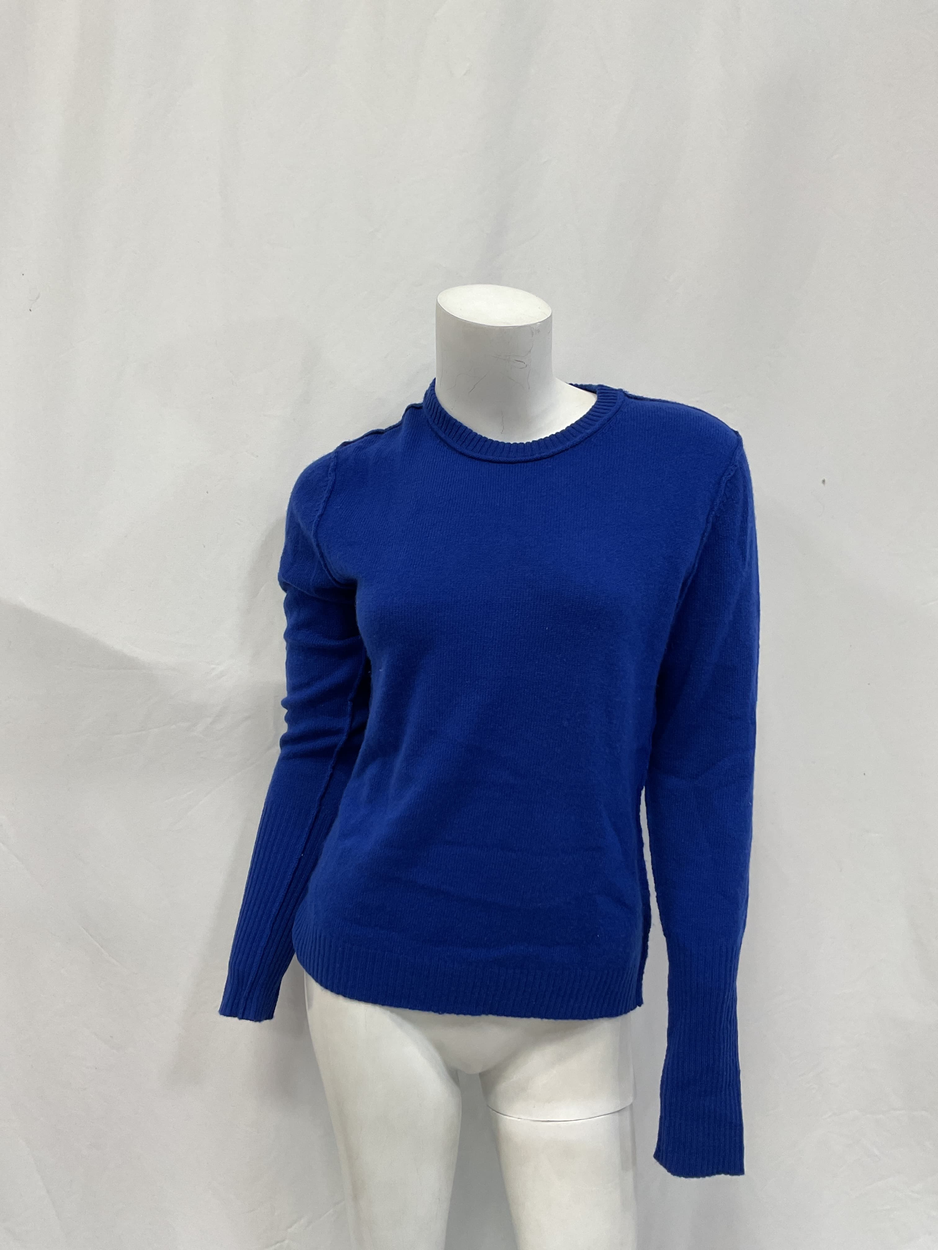 Undone Edge Crew Neck In Sodalite - Image 3