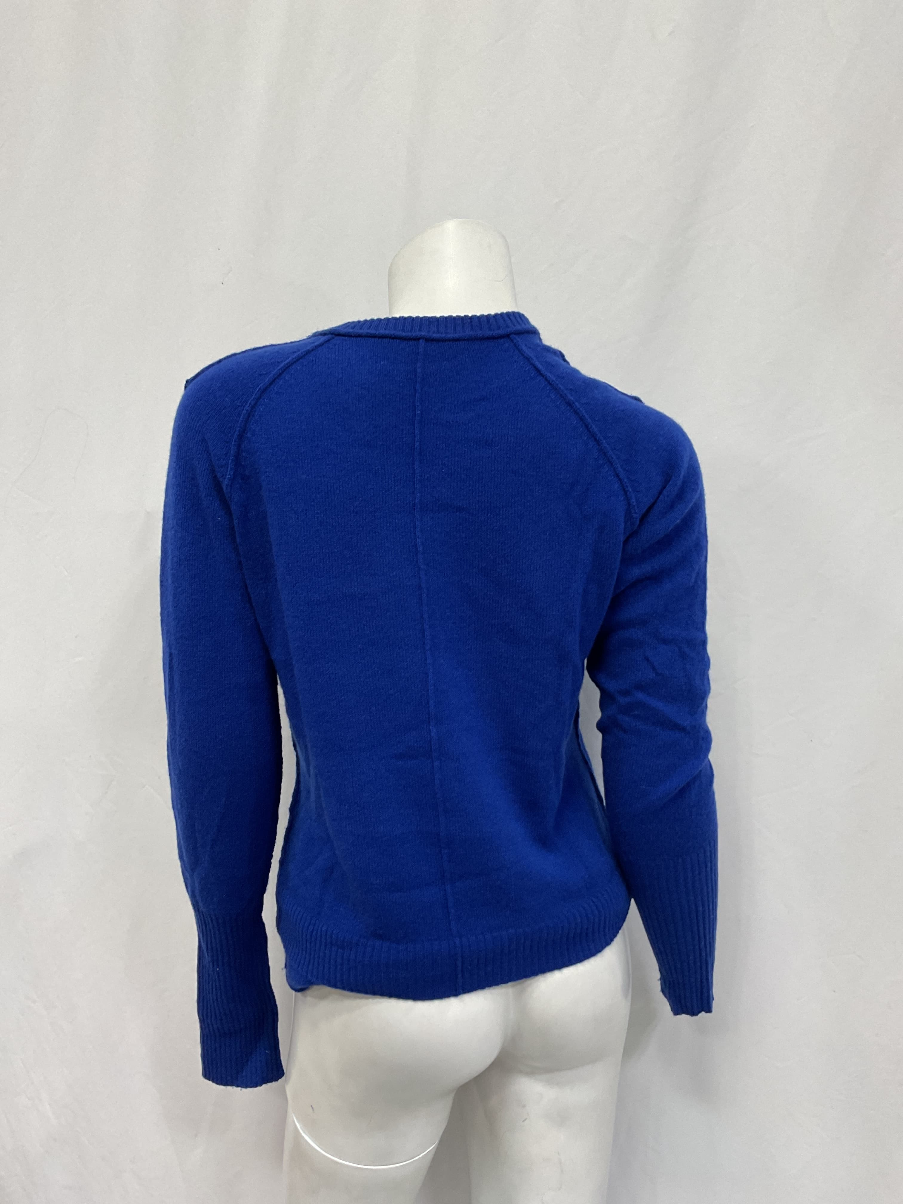 Undone Edge Crew Neck In Sodalite - Image 4