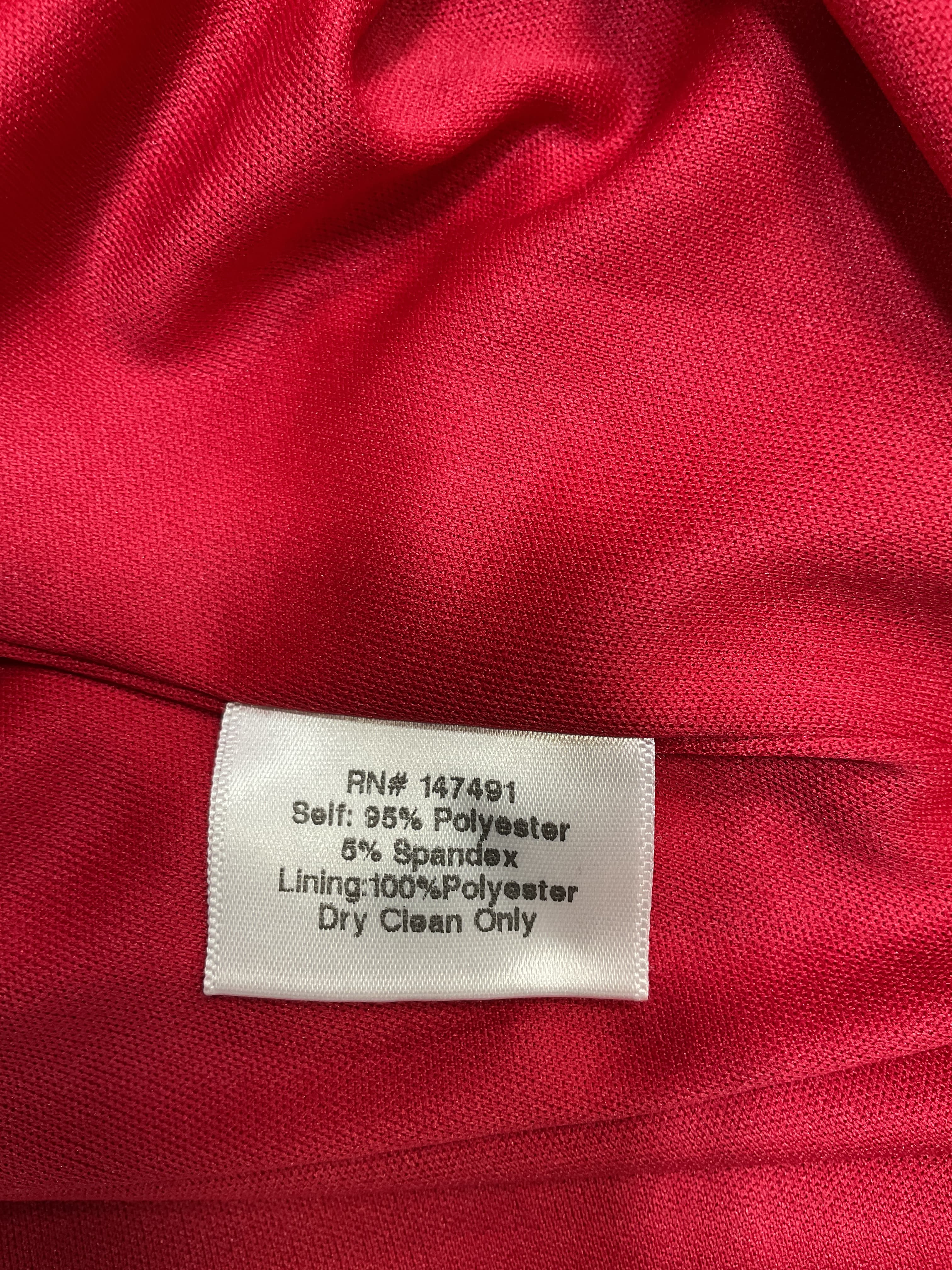 Arya Gown In Scarlett - Image 3