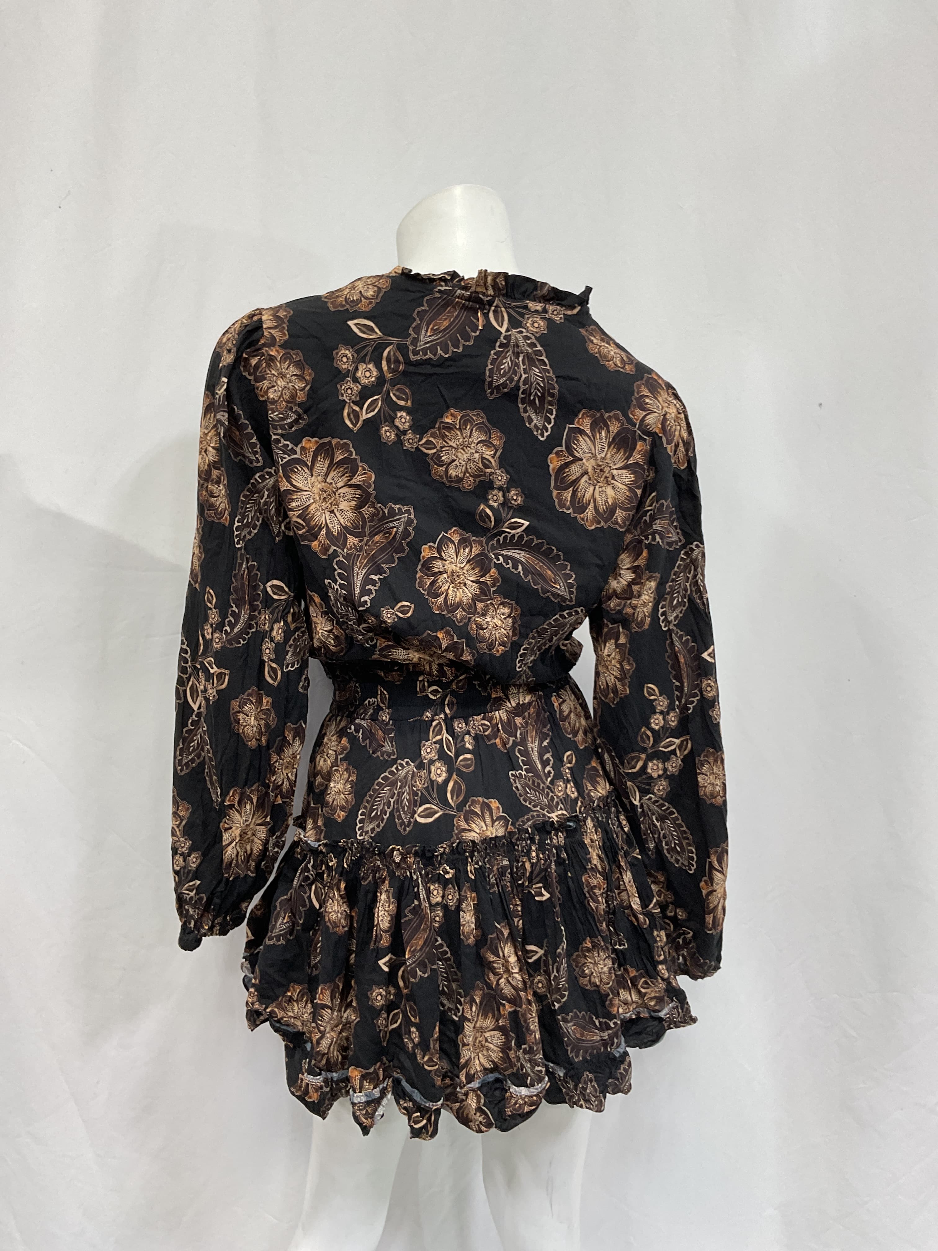 Lorena Dress In Colombe D'or Flora - Image 2