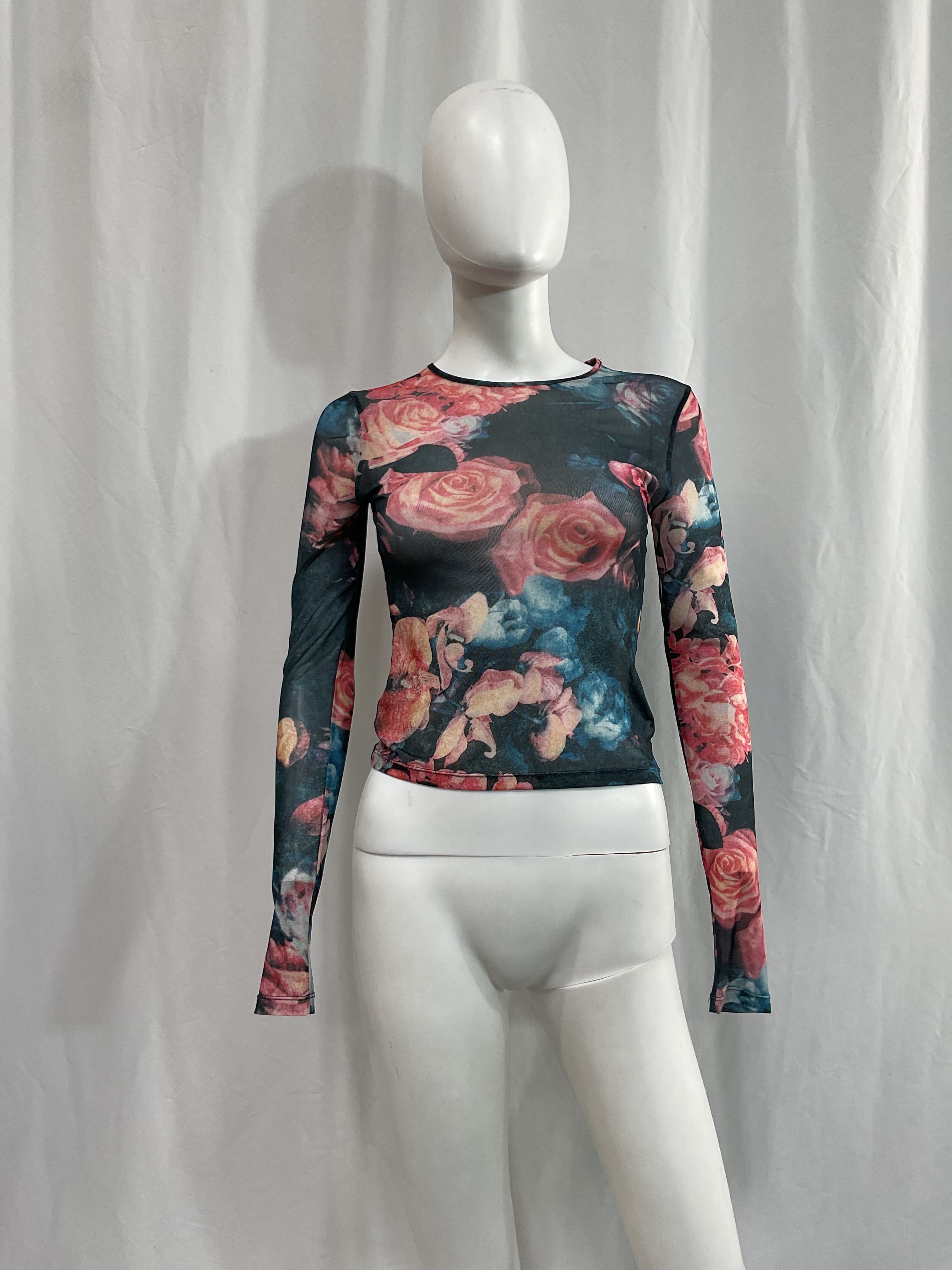 Power Mesh Long Sleeve Tee - Image 2