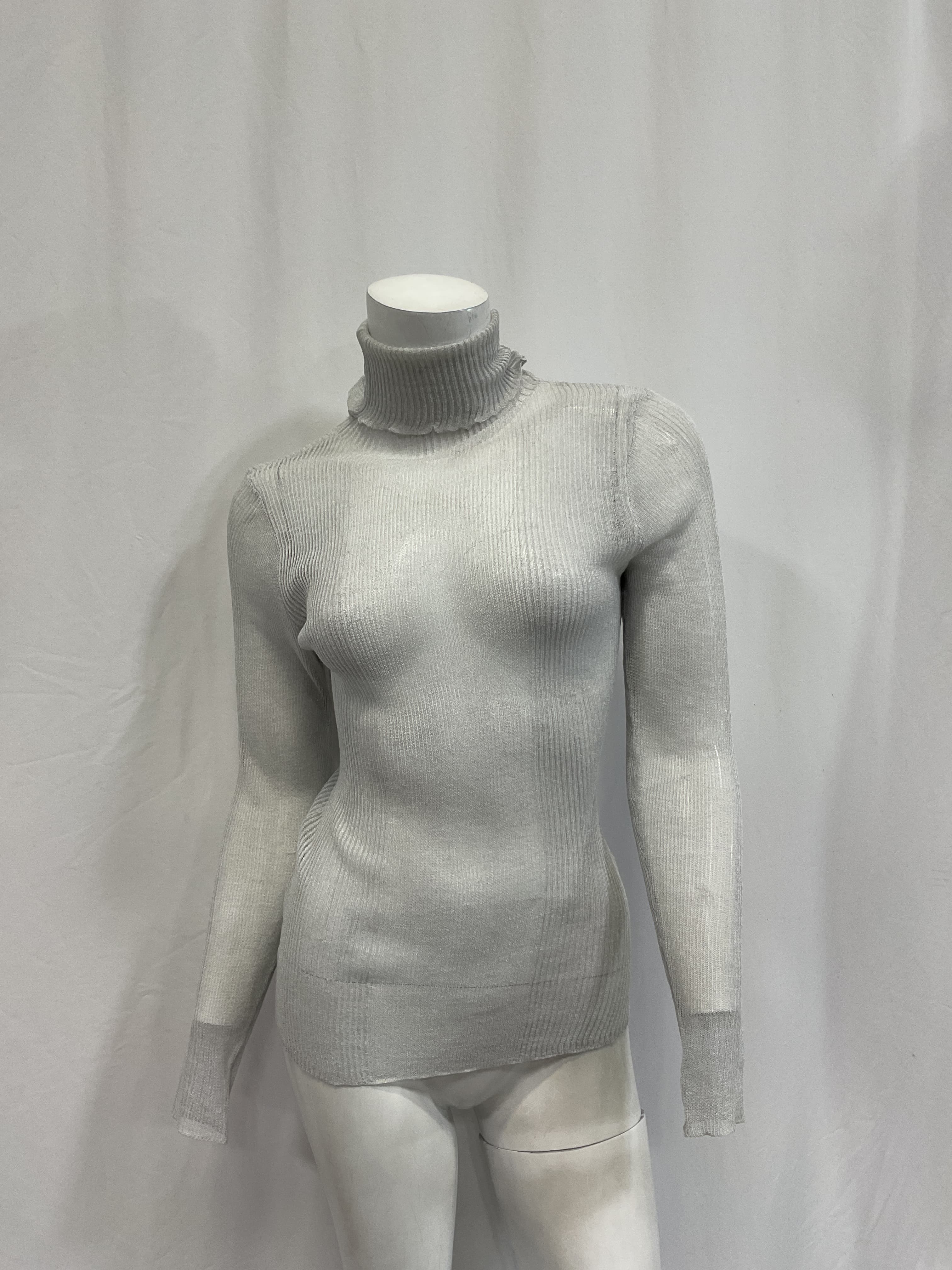 Piper Sweater In Silver - Image 2