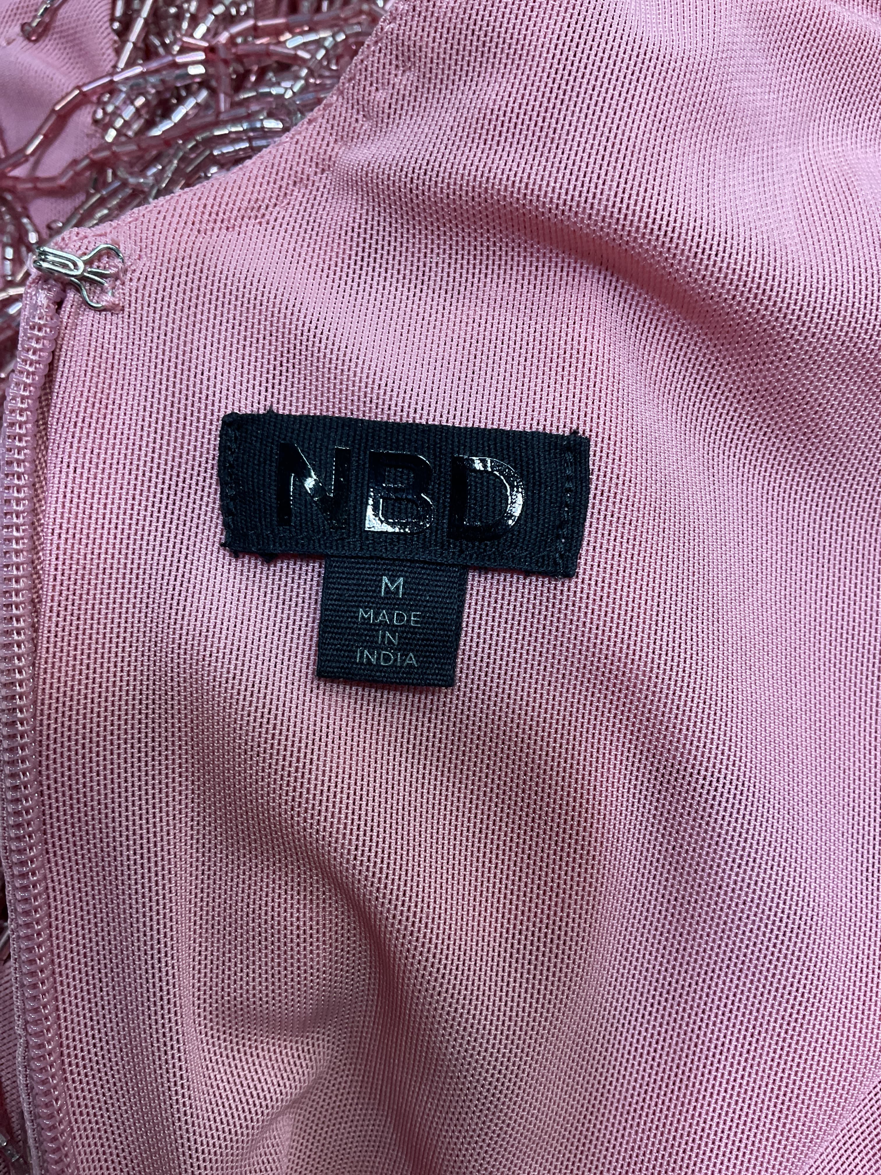 Adelina Mini Dress In Light Pink - Image 4