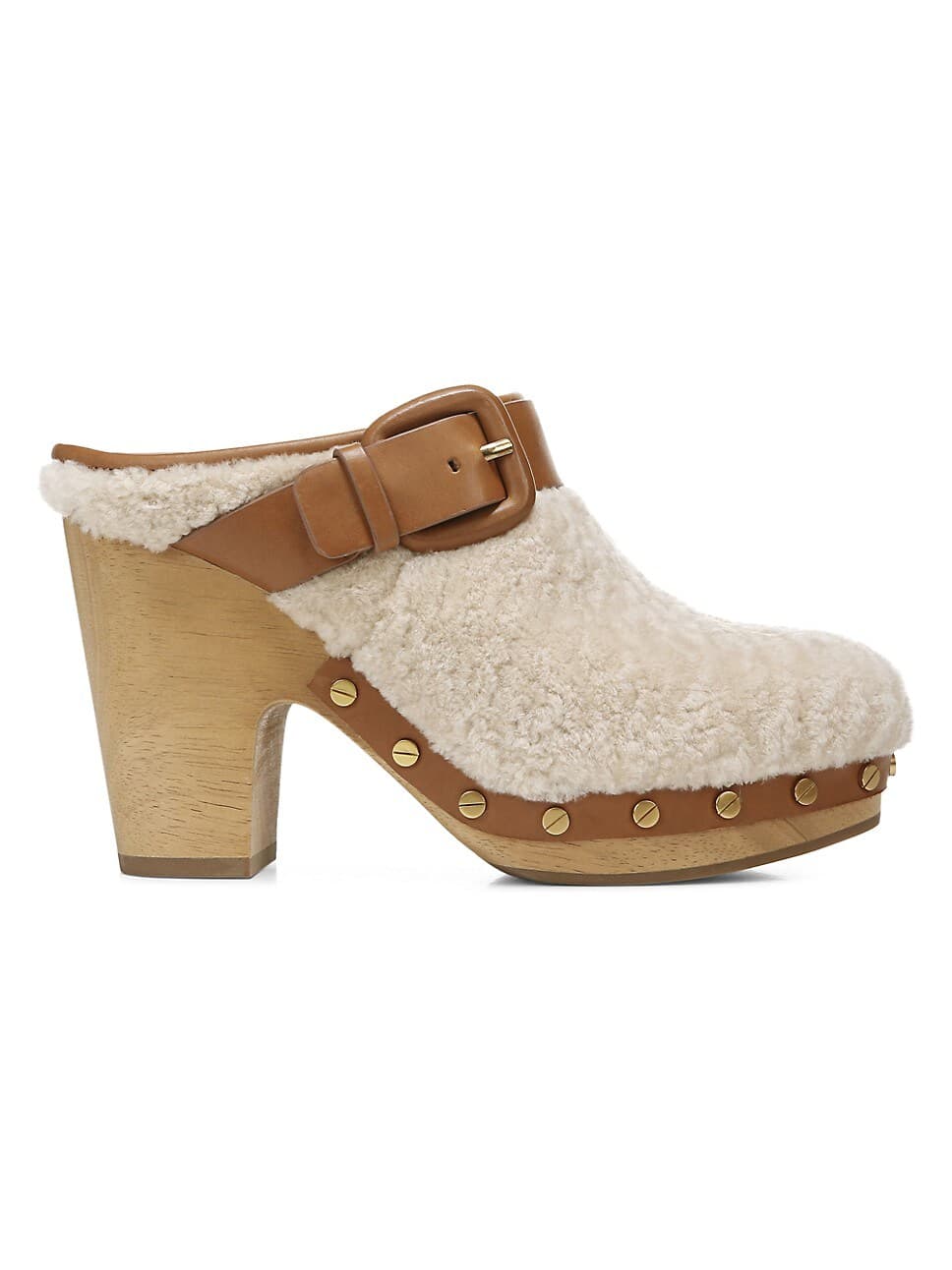 Dacey Shearling Mules - Image 1