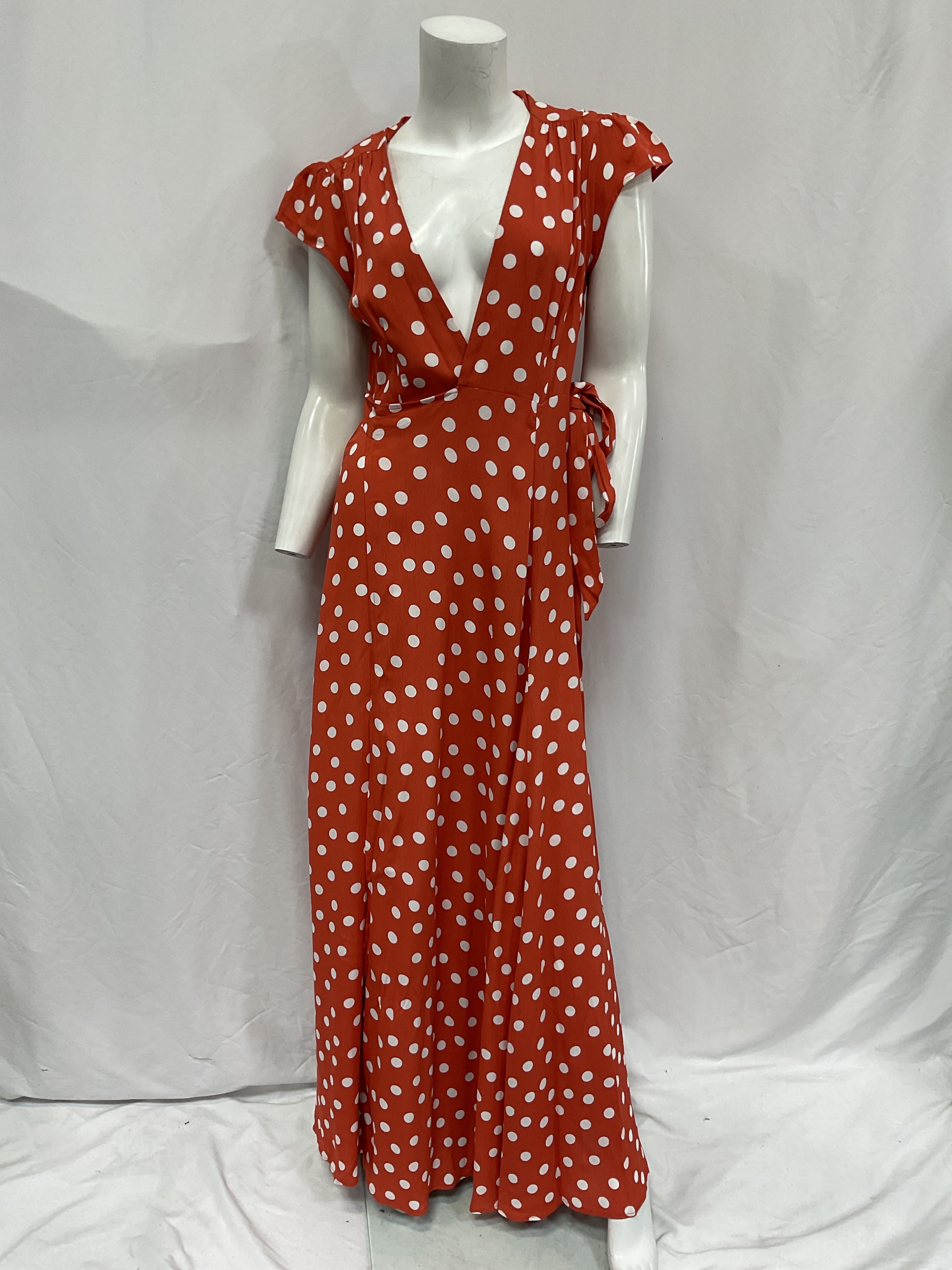 Sid Wrap Dress In Roselle - Image 2