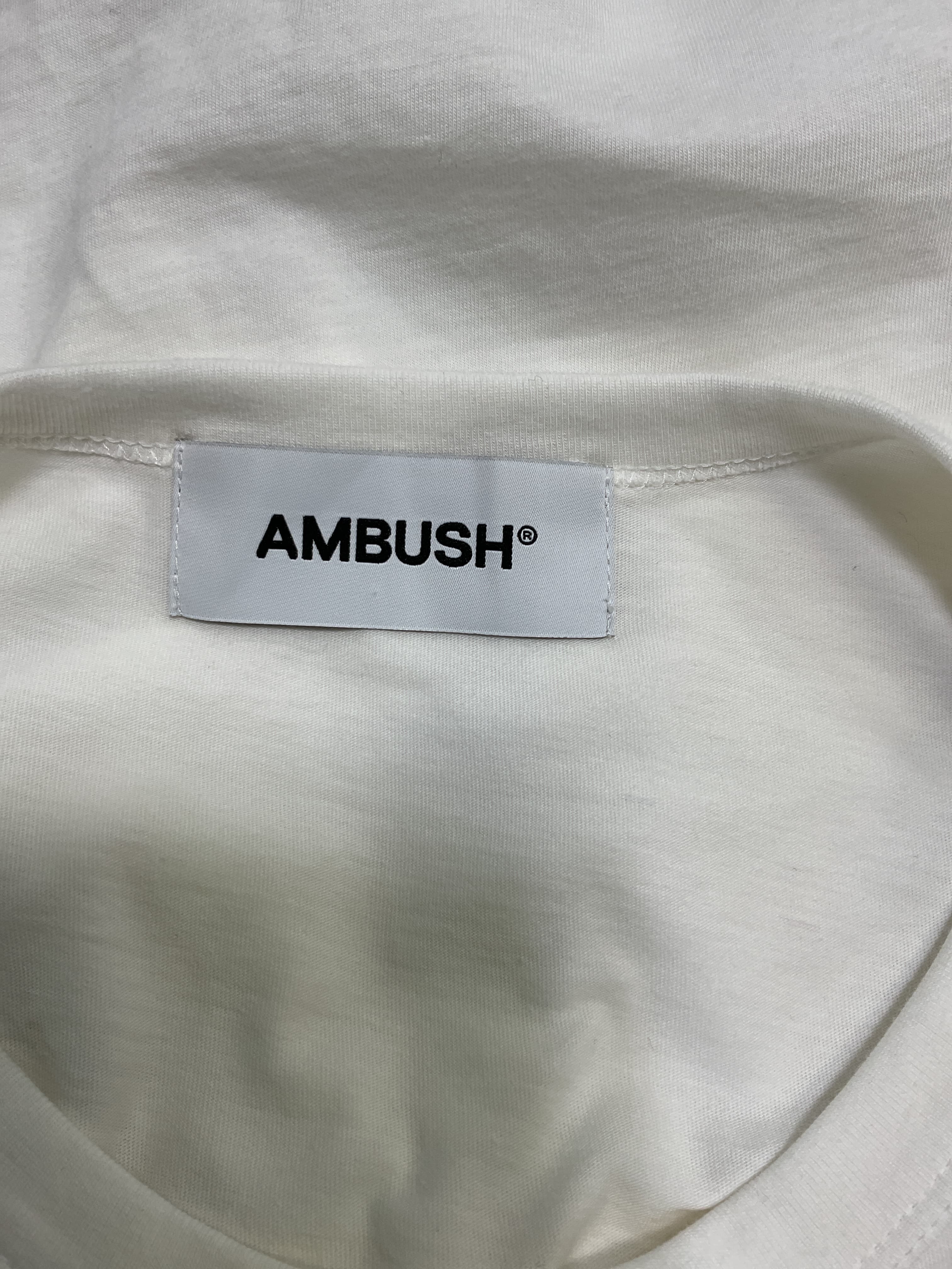 White Big Ribbon T-Shirt - Image 3