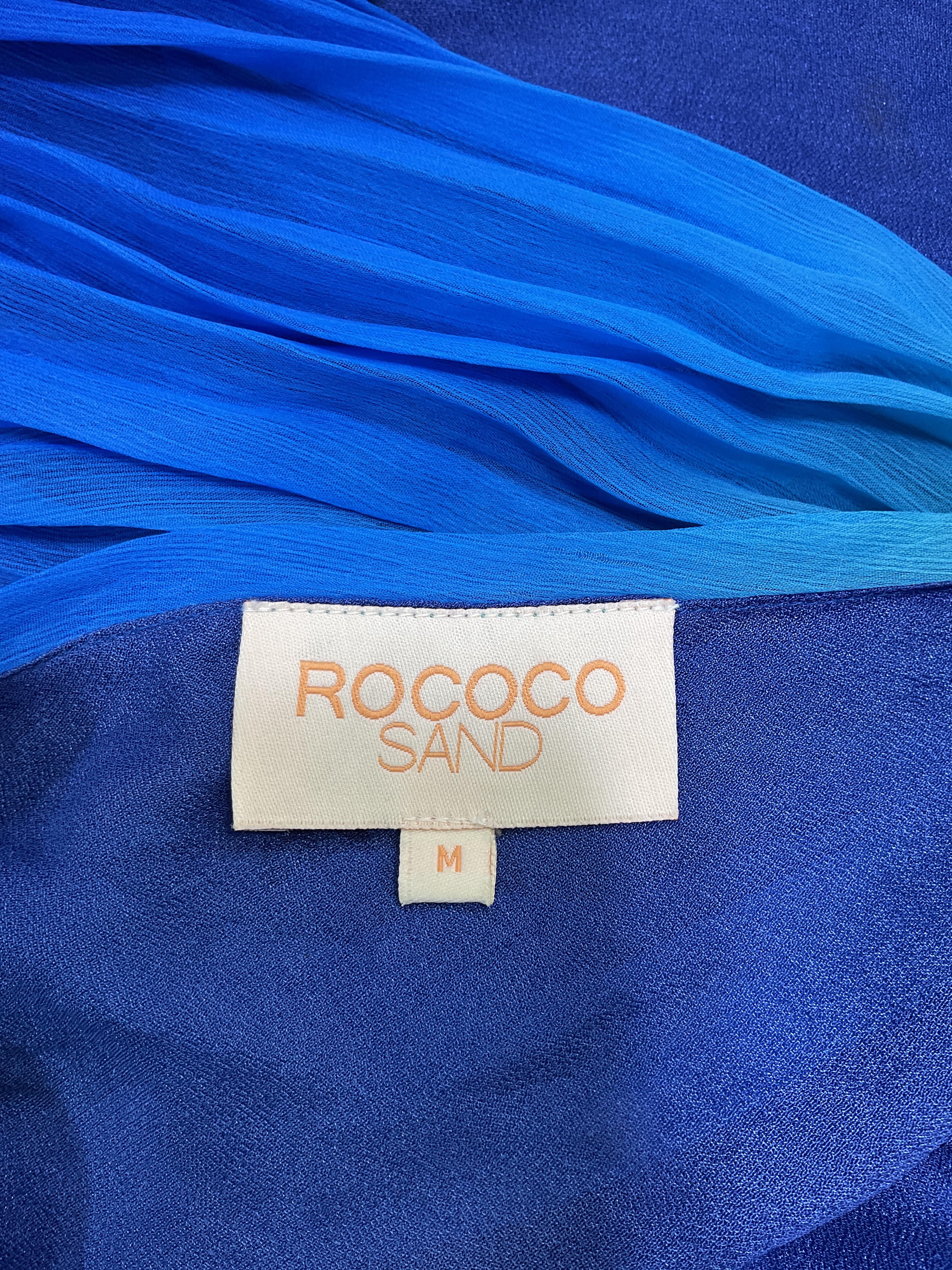 Rococo Sand X Revolve One Shoulder Top In Cobalt & Blue - Image 4