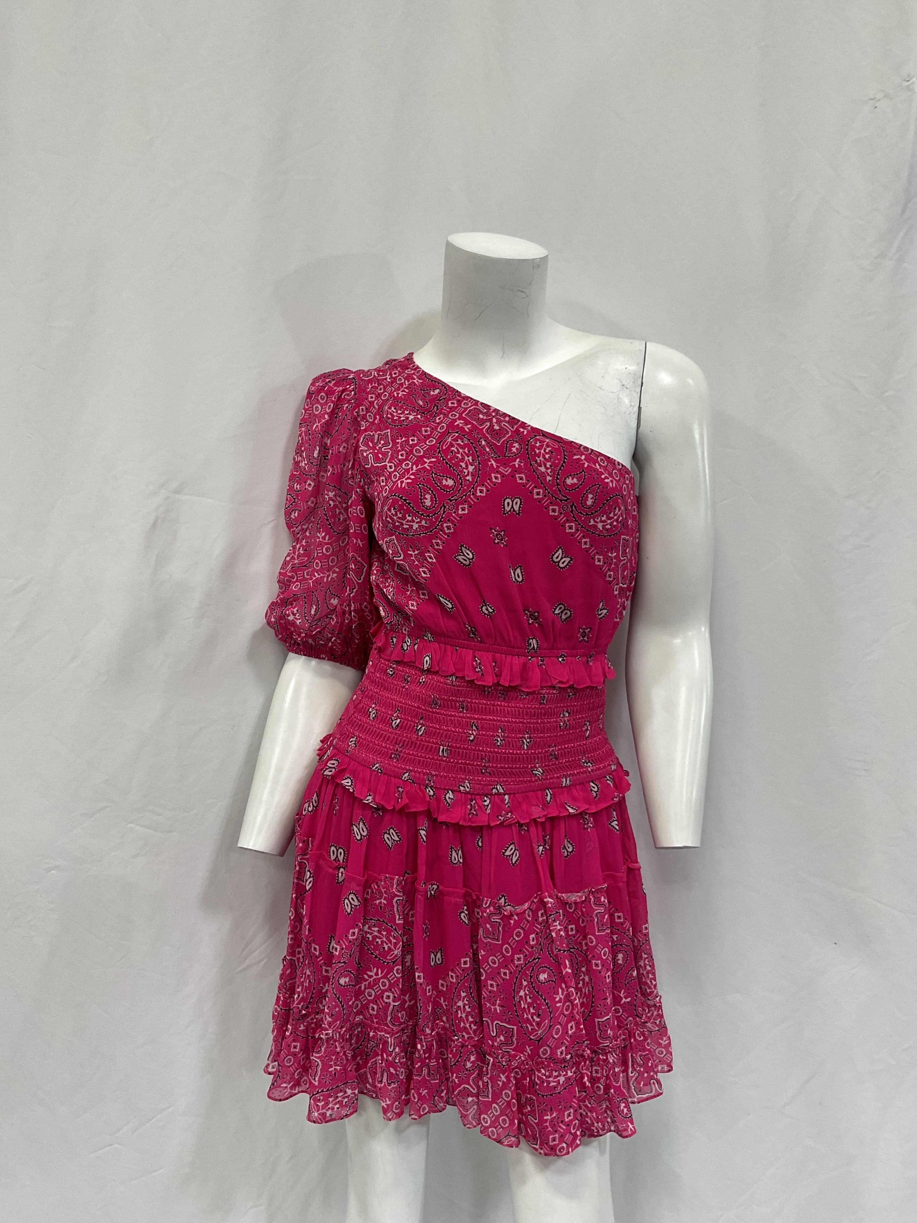 Romani Mini Dress In Pink - Image 3