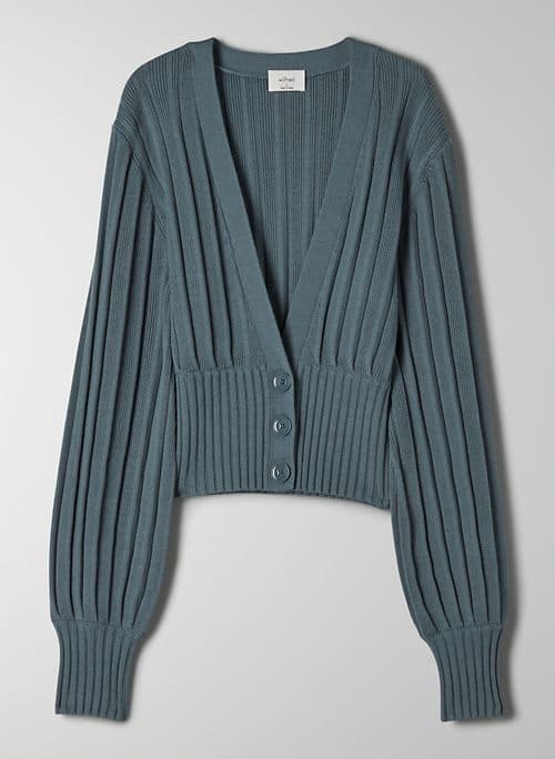 Plunge Front Cardigan - Image 1