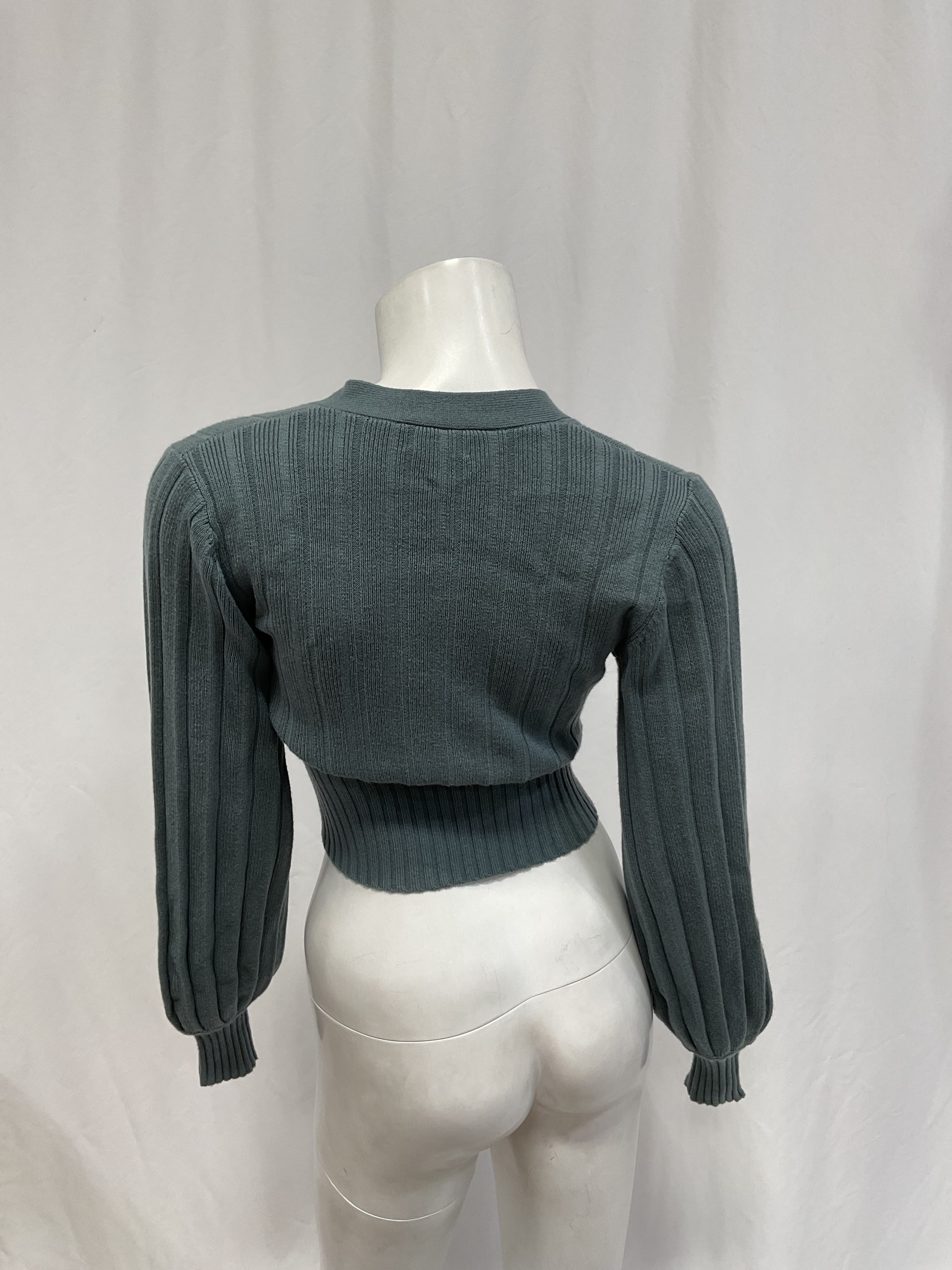 Plunge Front Cardigan - Image 2