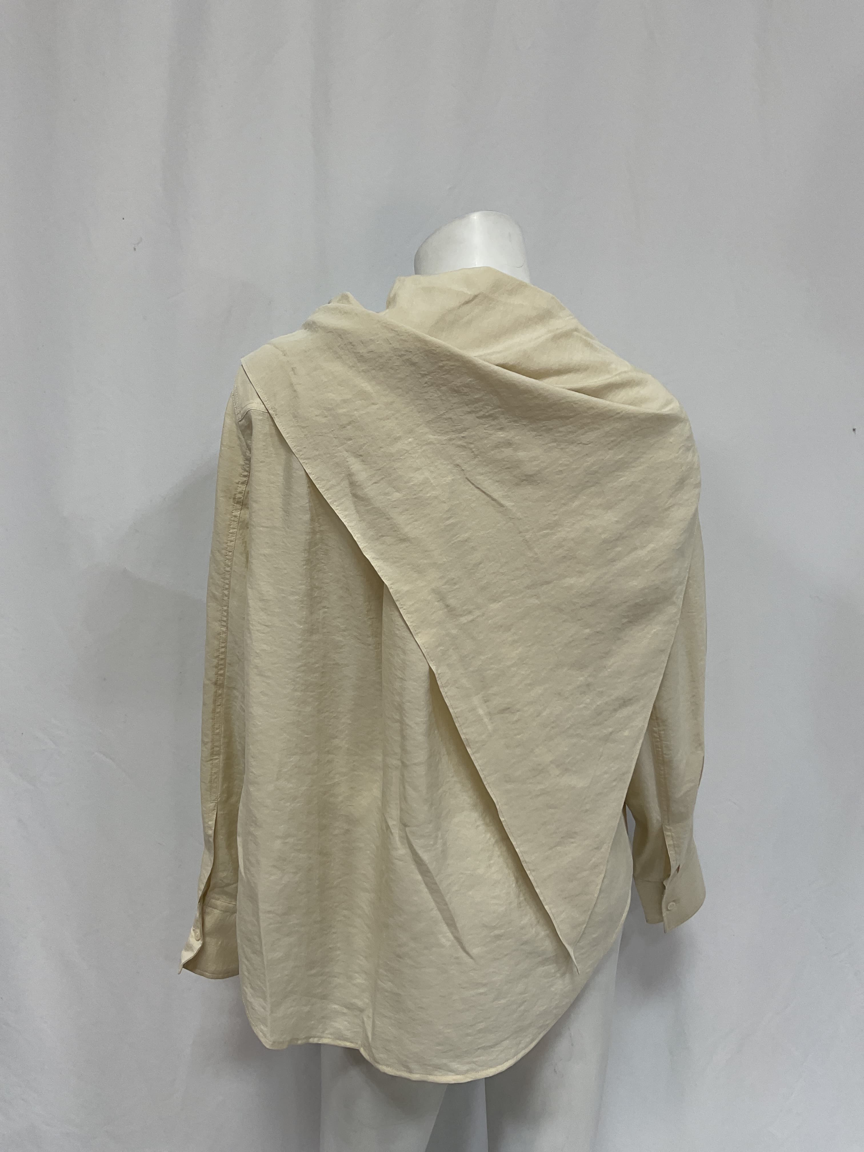 Scarf-Detail Silk Blouse - Image 2