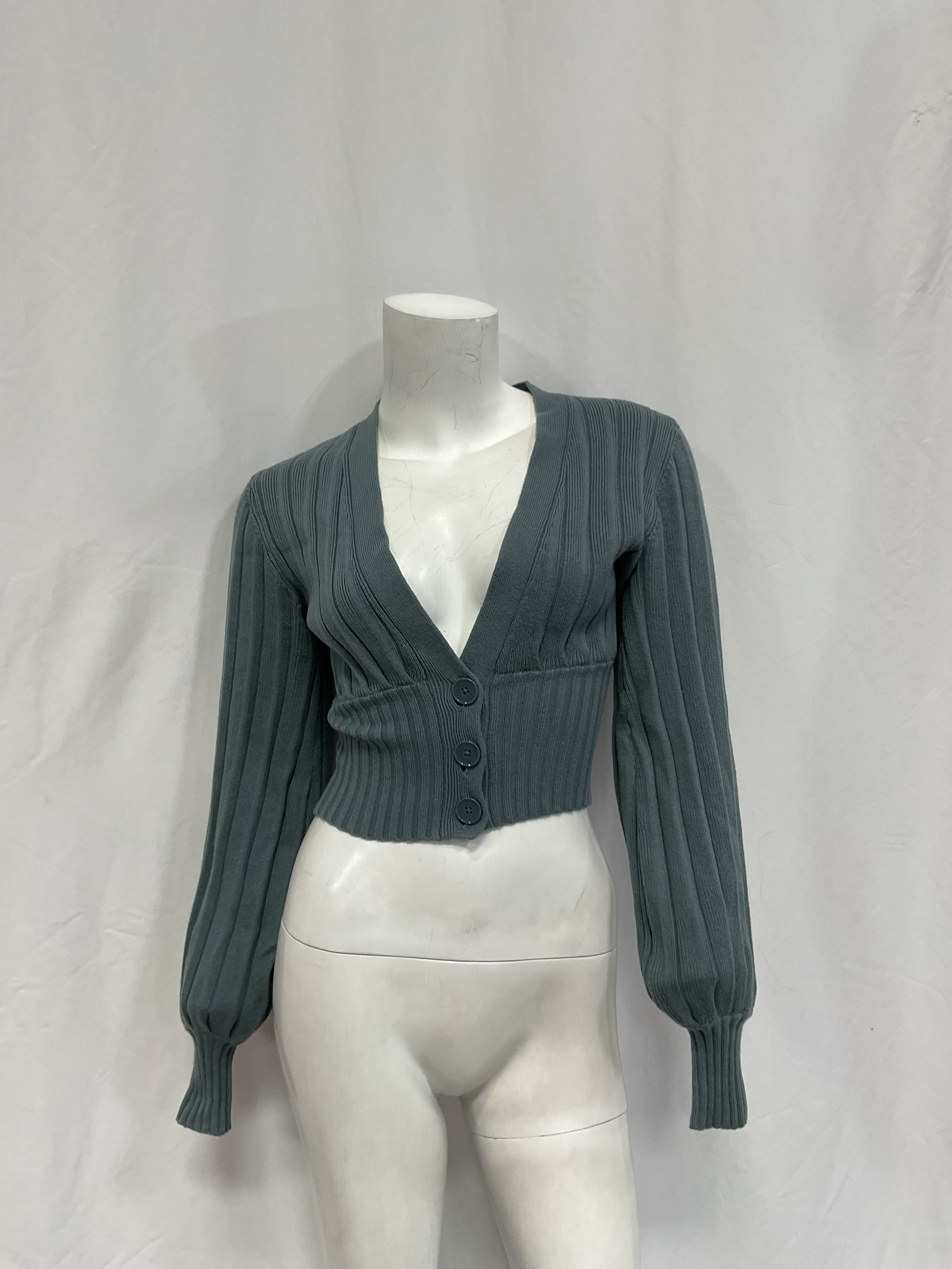 Plunge Front Cardigan - Image 3