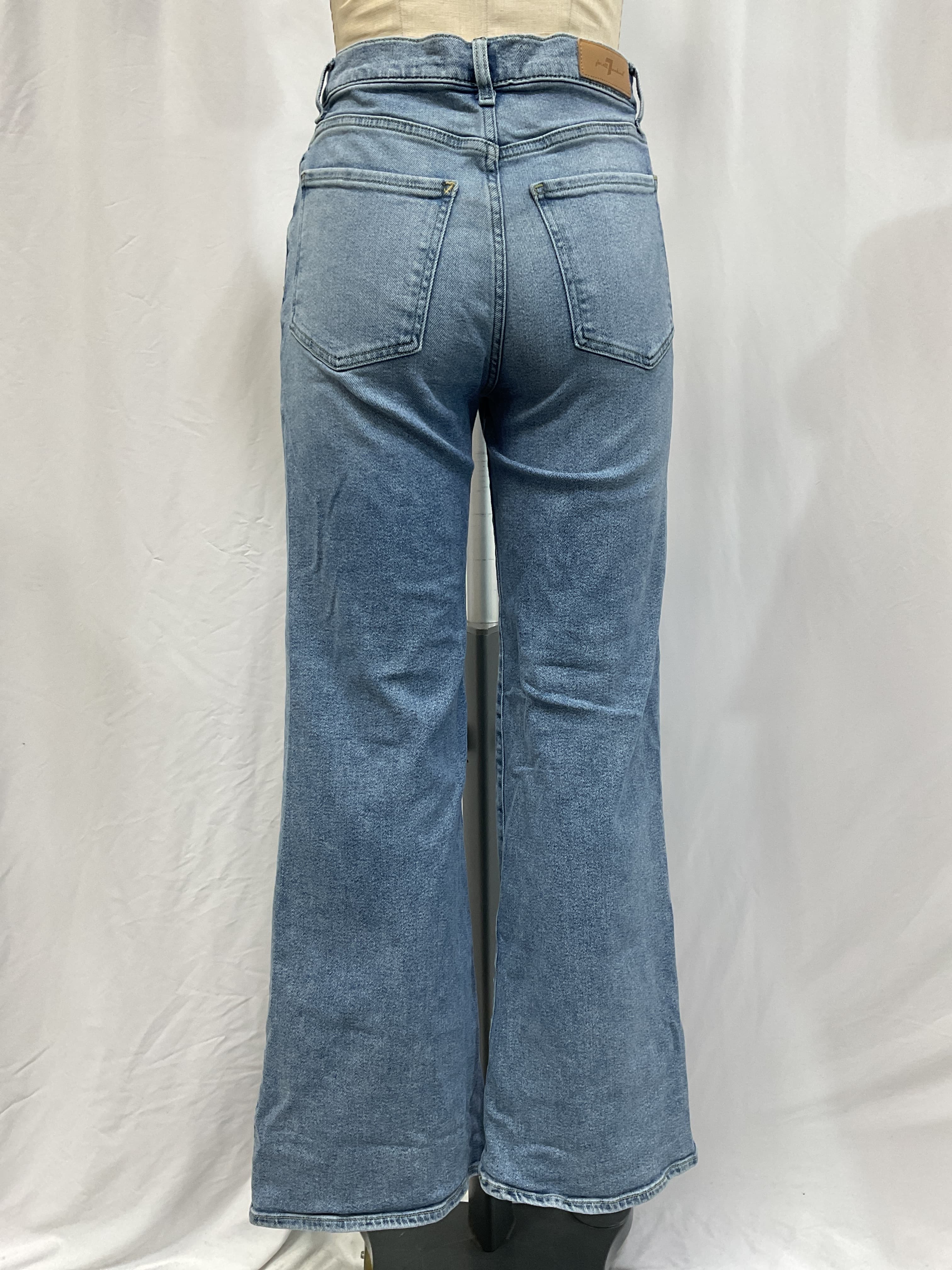 7 For All Mankind Ultra High Rise Jo Wide Leg Jeans - Image 2